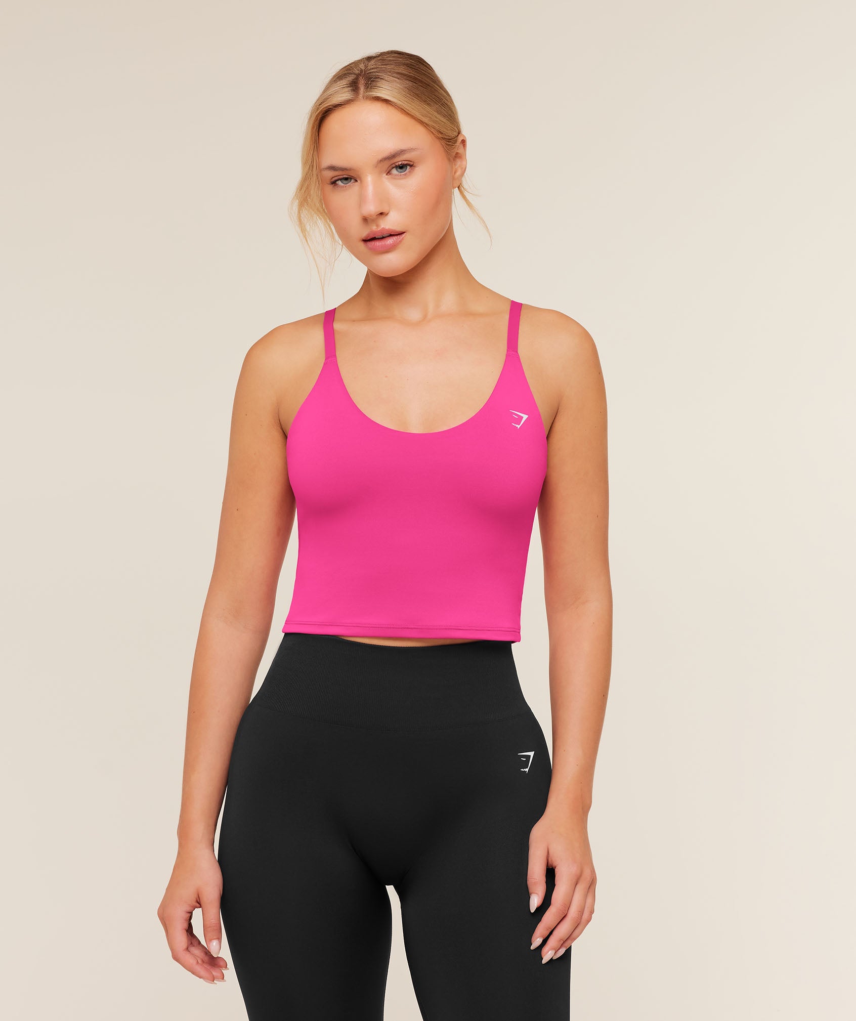 Gymshark Training Shelf Cami Tank - Super-Set Pink