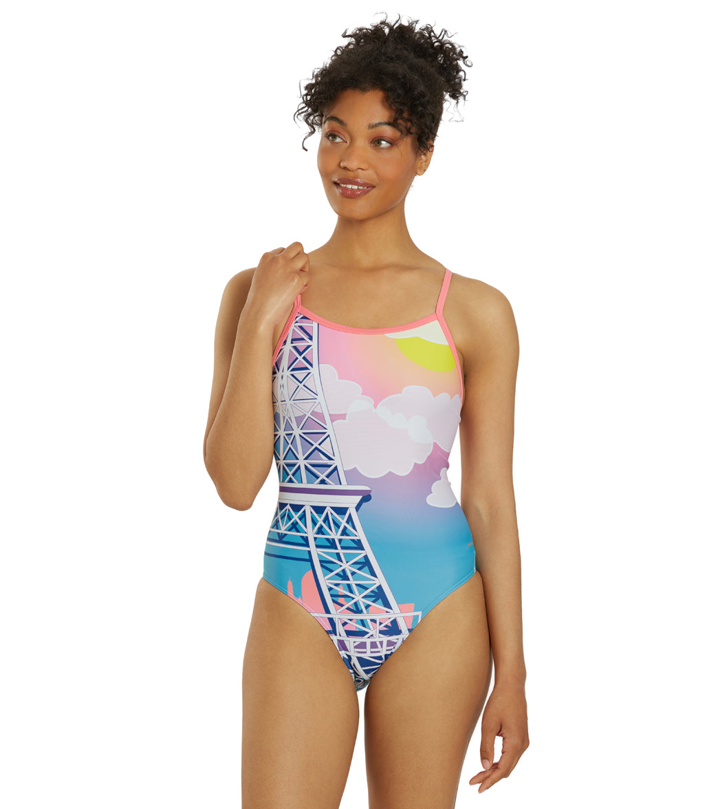Sporti Paris Market Day Thin Strap One Piece Swimsuit (22-44)