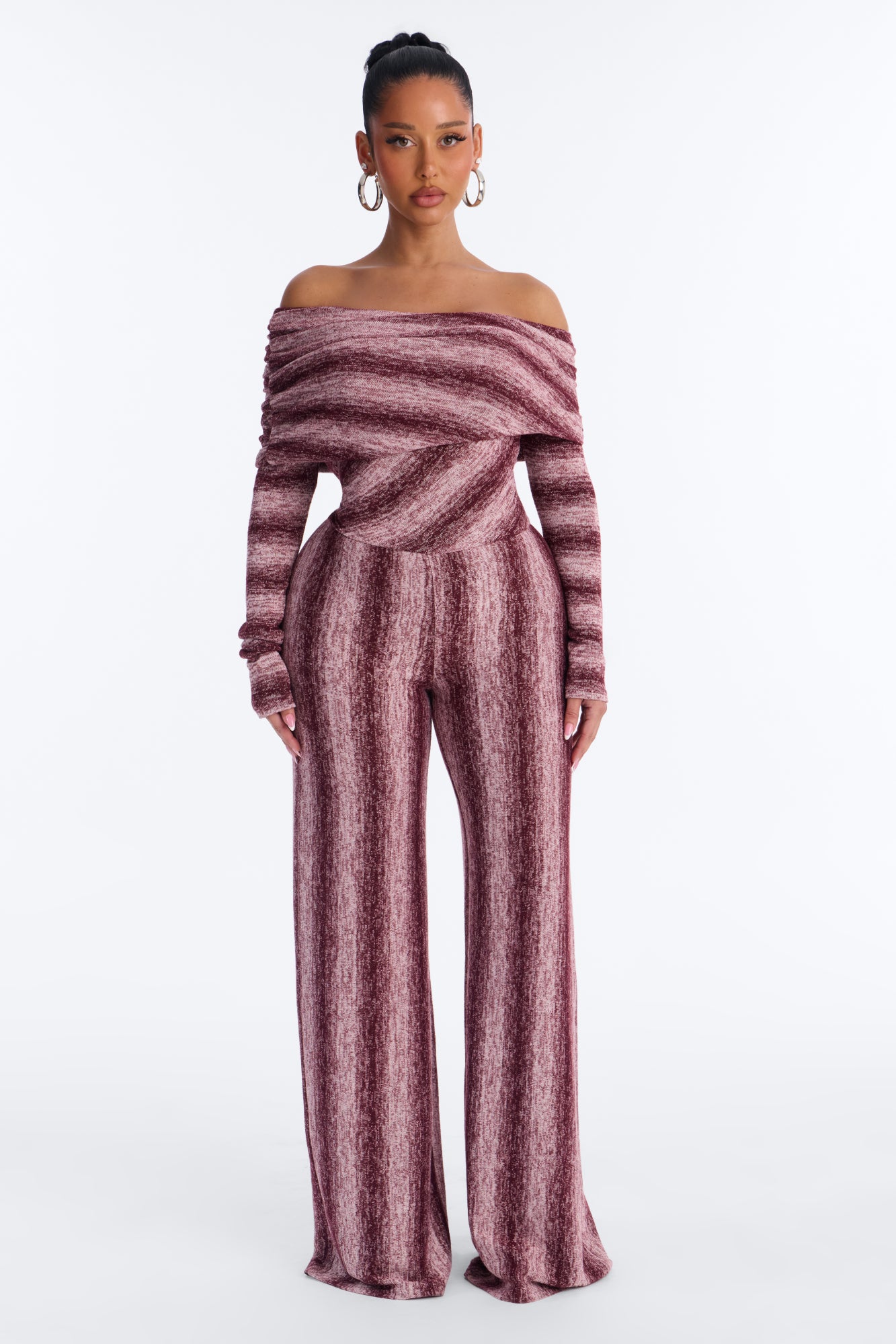 Wrapped in Comfort One Sweater Jumpsuit - Pink