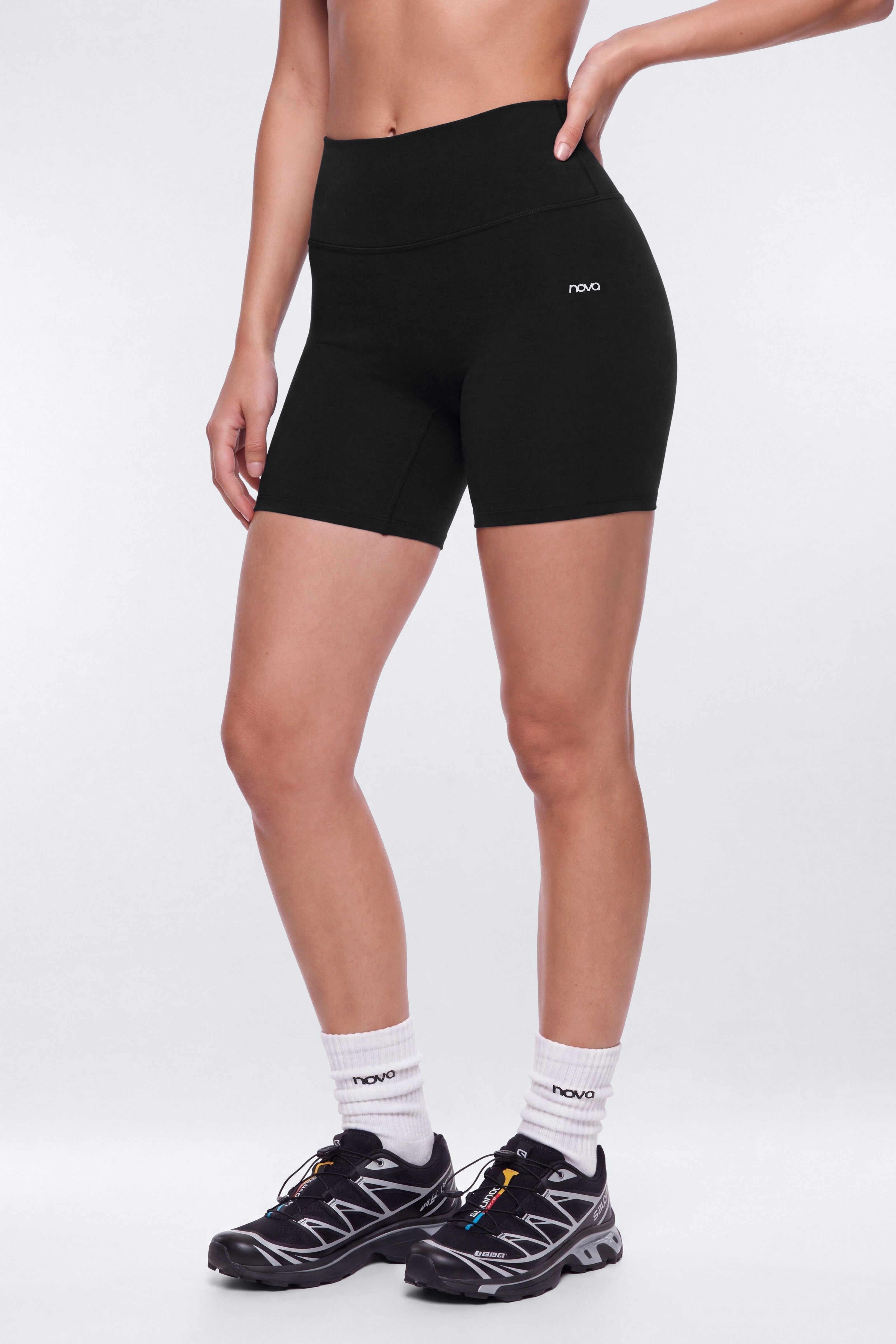ProStretch™ Mid Rise 5″ Biker Short - Black