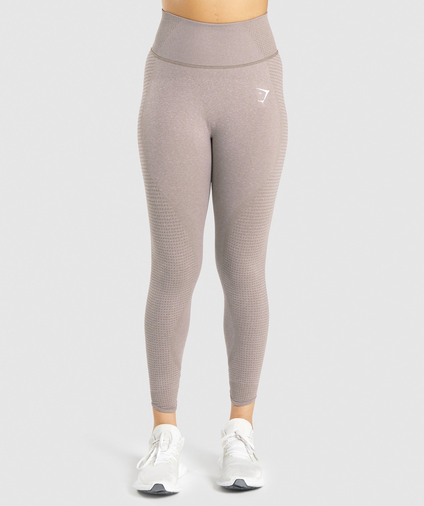 DNU - Gymshark Vital Rise Seamless Leggings - Taupe Marl