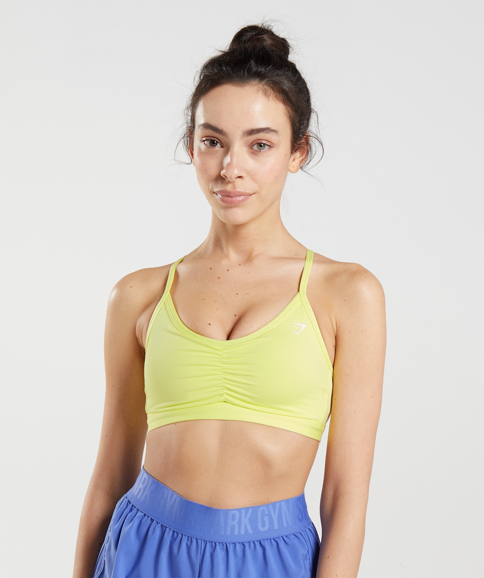 Gymshark Ruched Sports Bra - Green