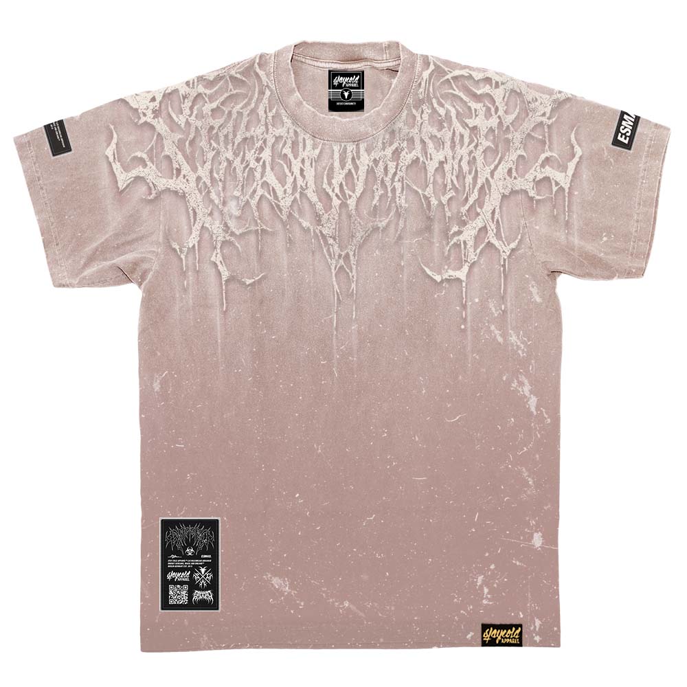 Reign Of Blood (Coral) - Heavy Oversized T-Shirt (250GSM)