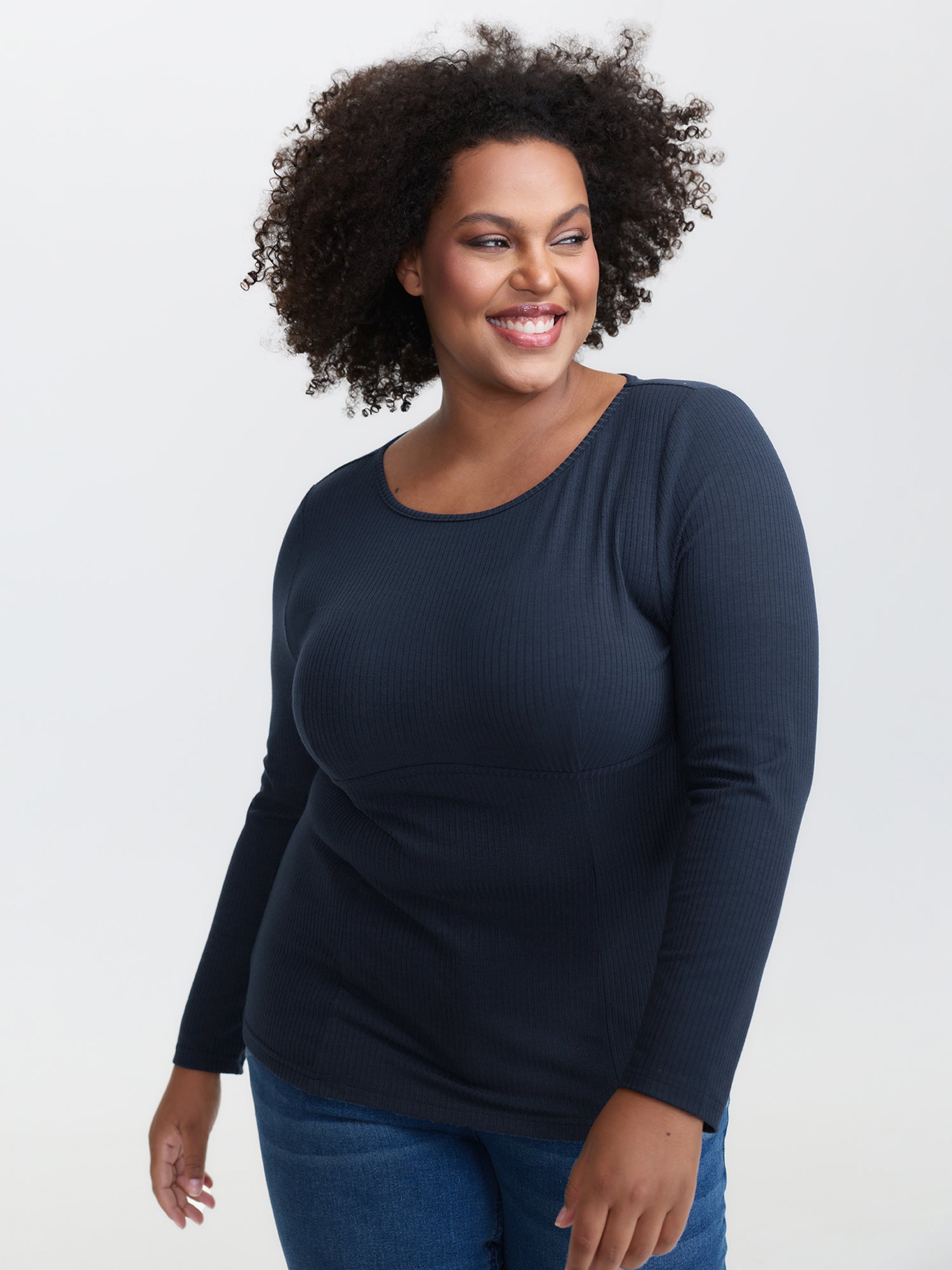 Round Neck Full Sleeve T-Shirt