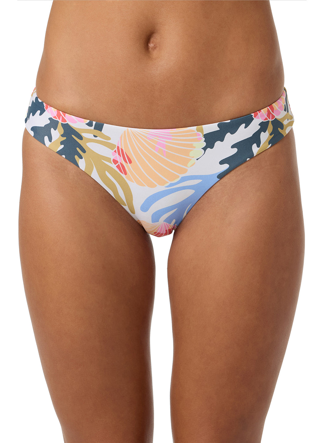 O'Neill Women's Cora Geo Comber Mid Rise Bikini Bottom