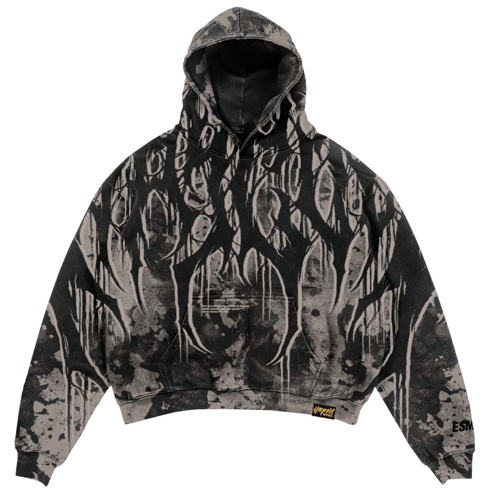 Grimfall (Sandstone) - Heavy Oversized Hoodie (400GSM)