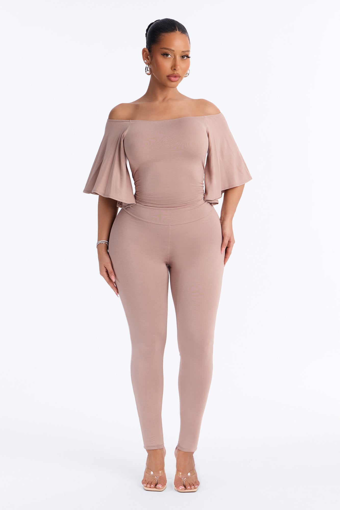 Effortless By Definition Jumpsuit - Mocha