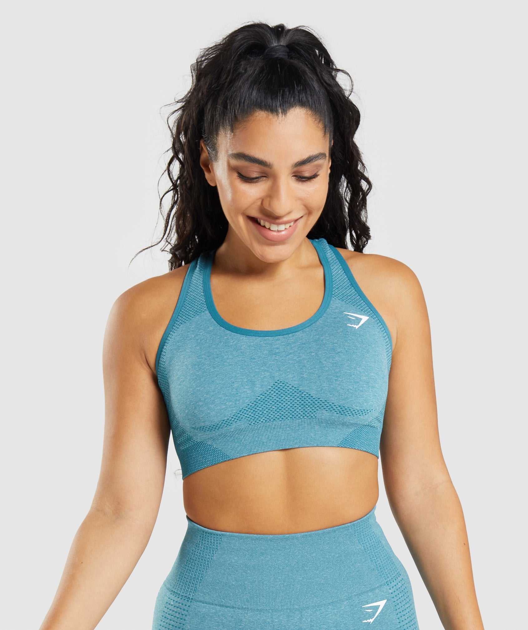 Gymshark Vital Sports Bra - Tahoe Teal Marl