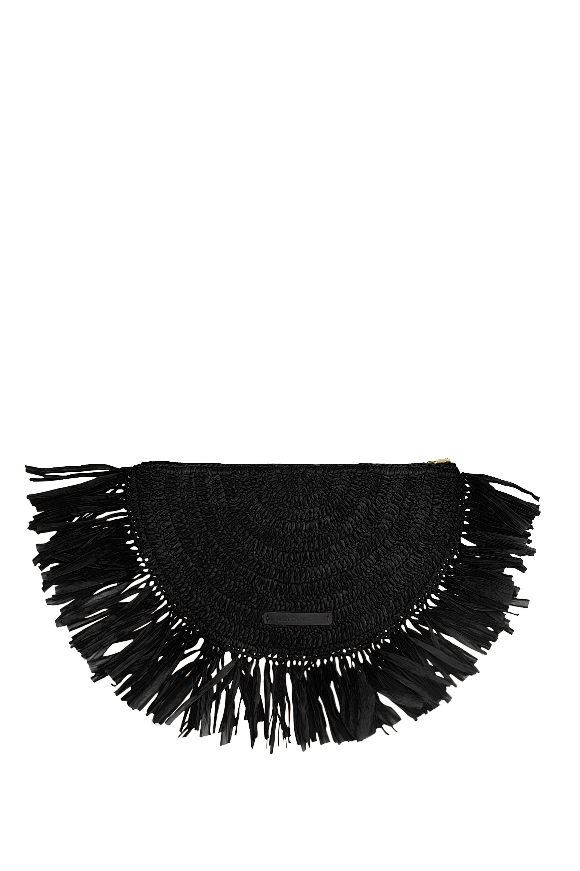 Rebecca Minkoff Lucia Raffia Fringe Clutch