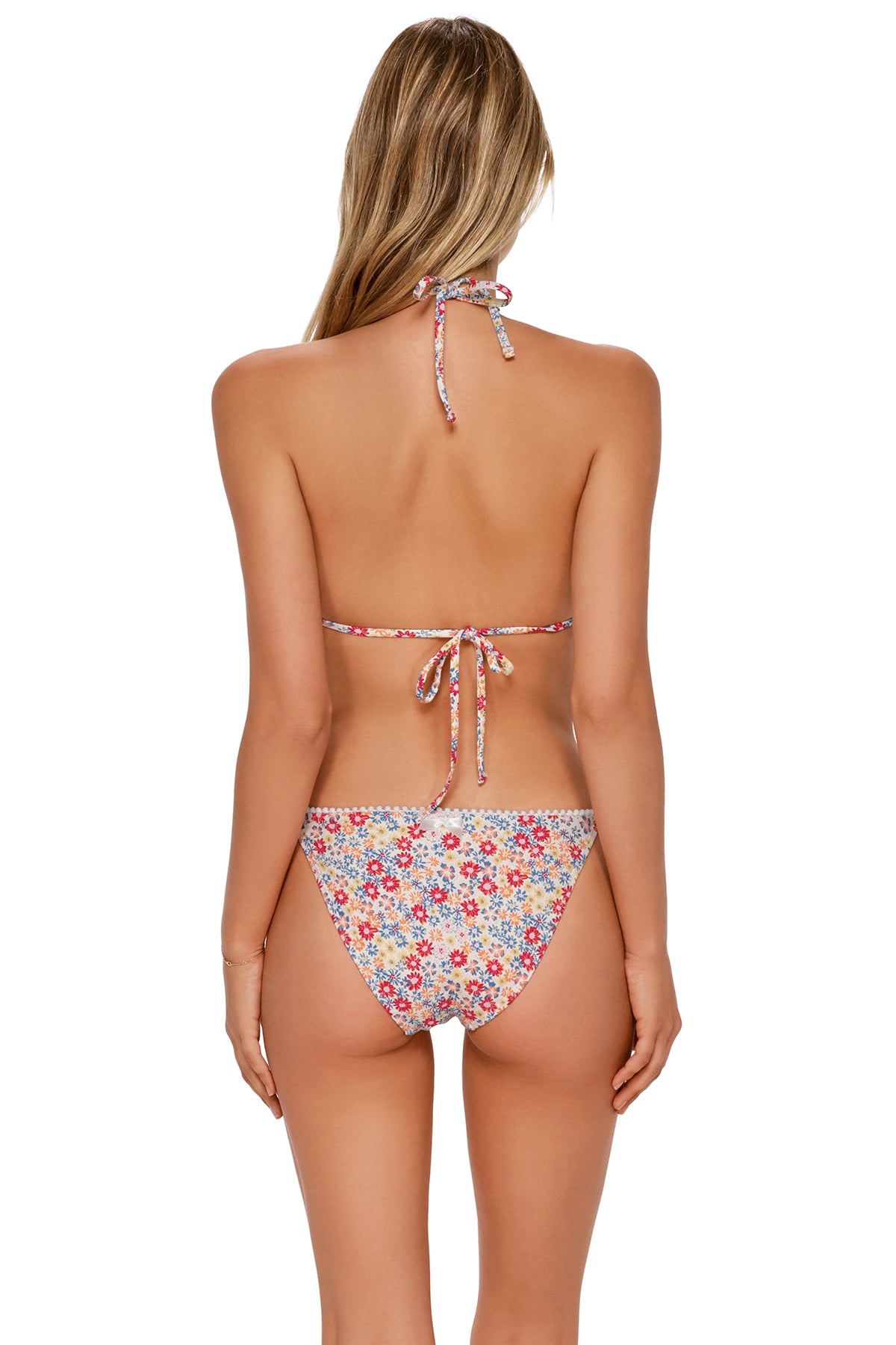 Swim Systems Prairie Petals Pom Pom Tie Side Bottom