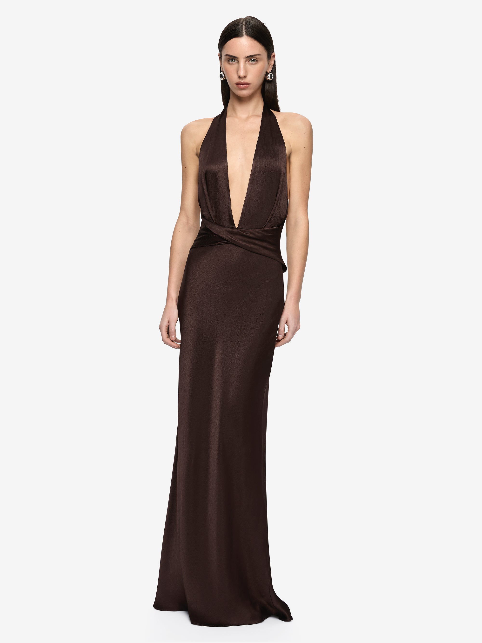 IRINA MAXI DRESS - ESPRESSO
