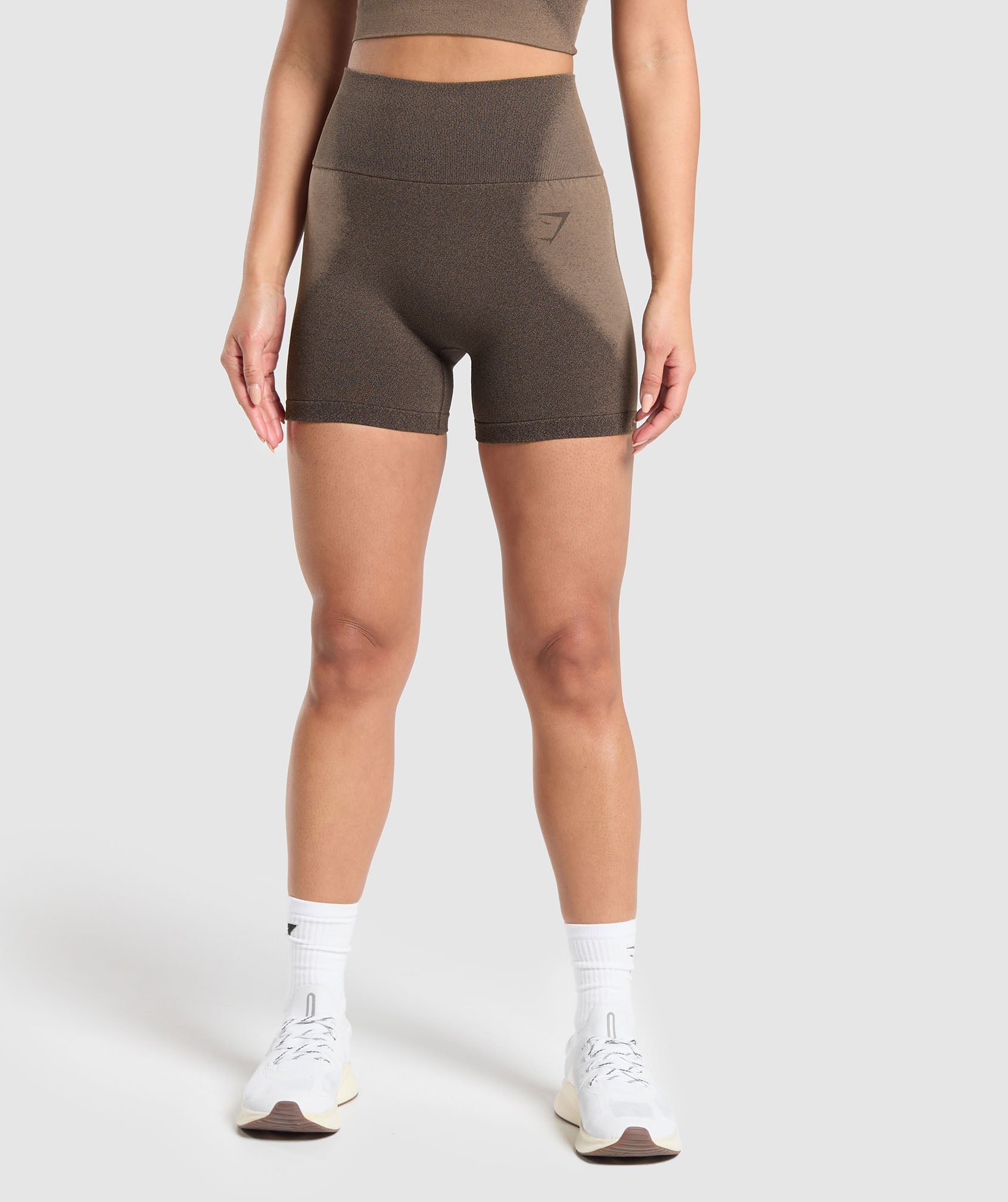 Gymshark Blur Seamless Short - Archive Brown/Soul Brown