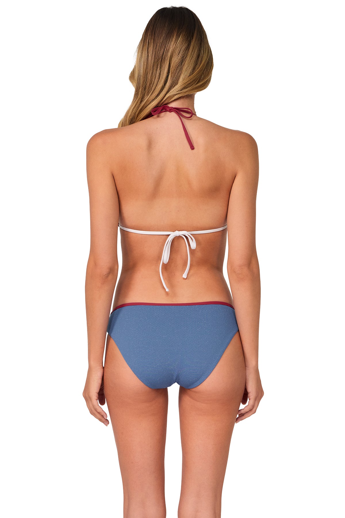 Swim Systems Banner Blue Lurex Berkeley Hipster Bottom