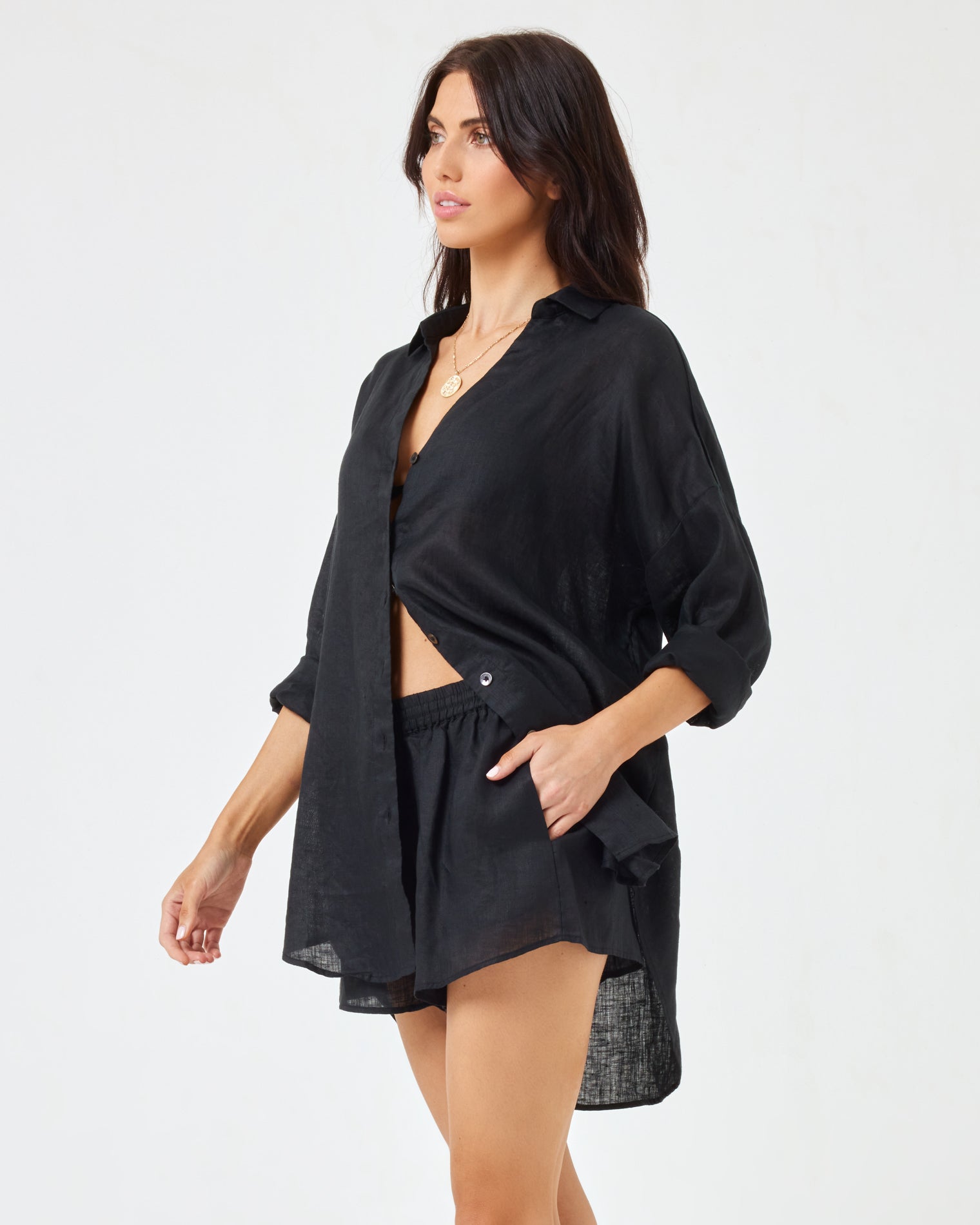 LSPACE Black Rio Short