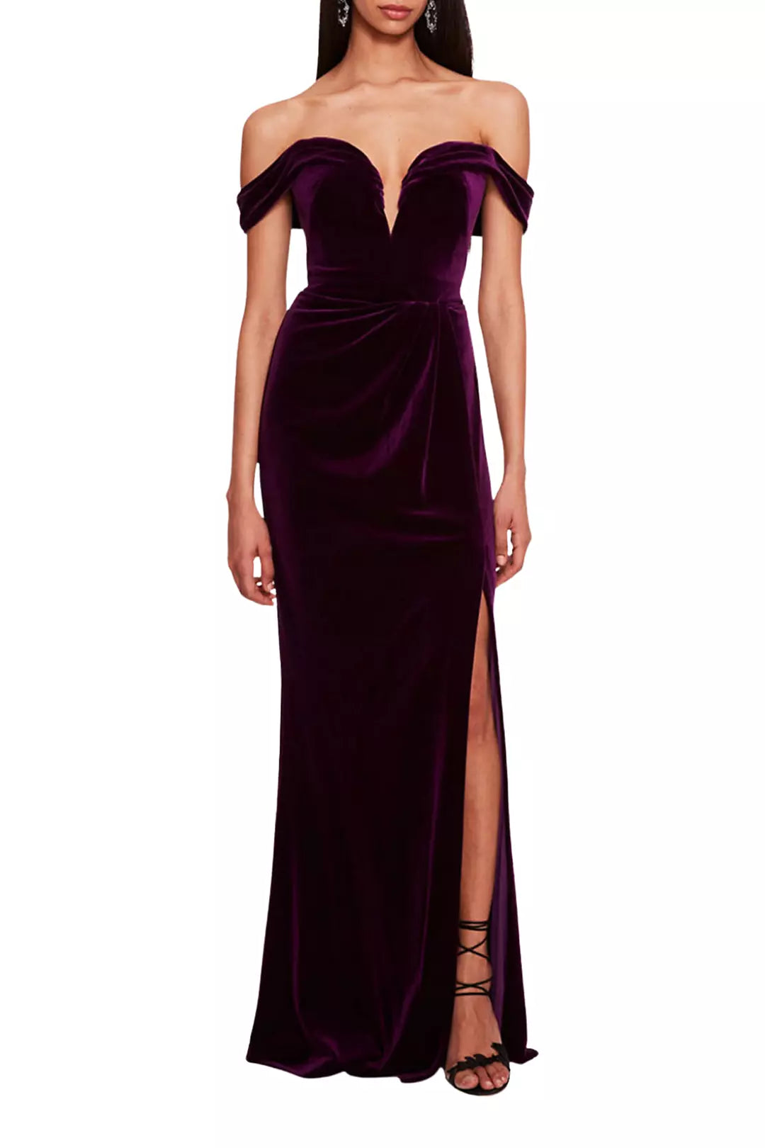 Velvet Plunging Gown