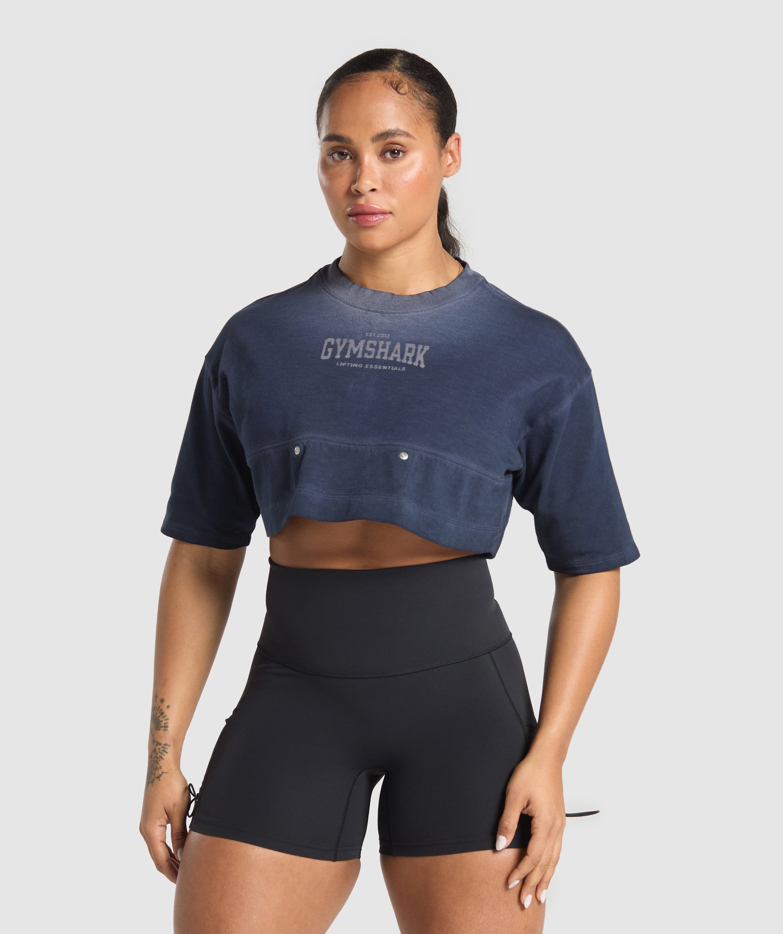 Gymshark Rest Day Heavyweight T-Shirt - Heavy Blue/Wash