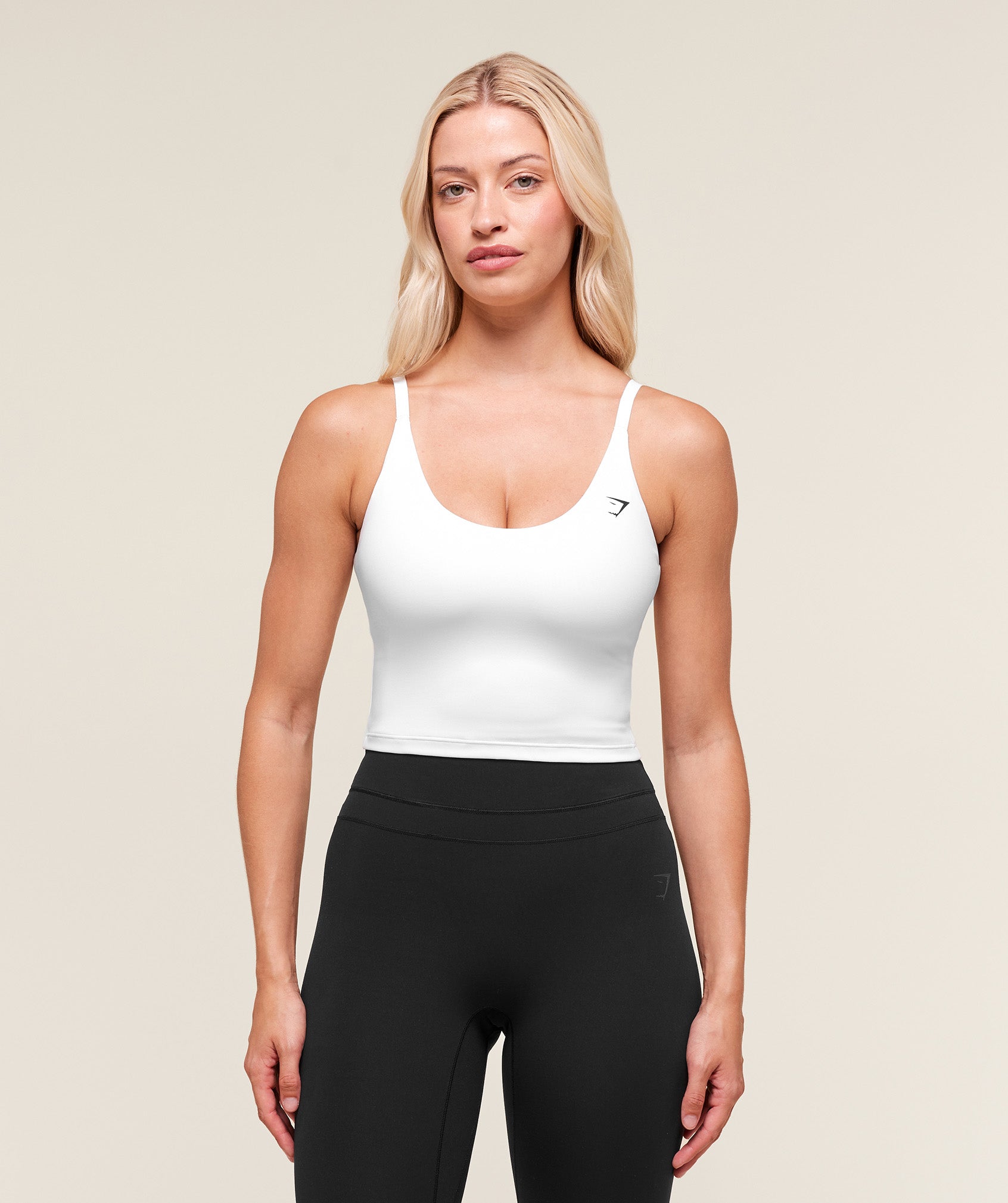 Gymshark Training Shelf Cami Tank - White