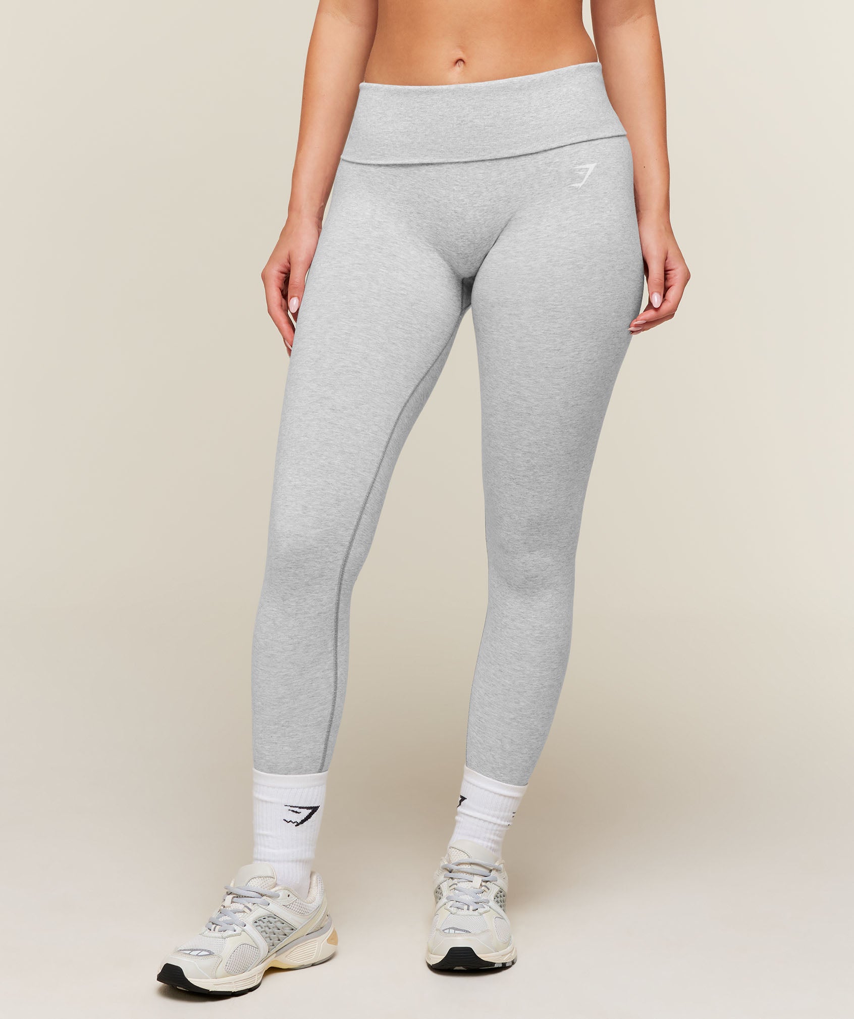 Gymshark CottonMove™ Leggings - Soft Grey Marl
