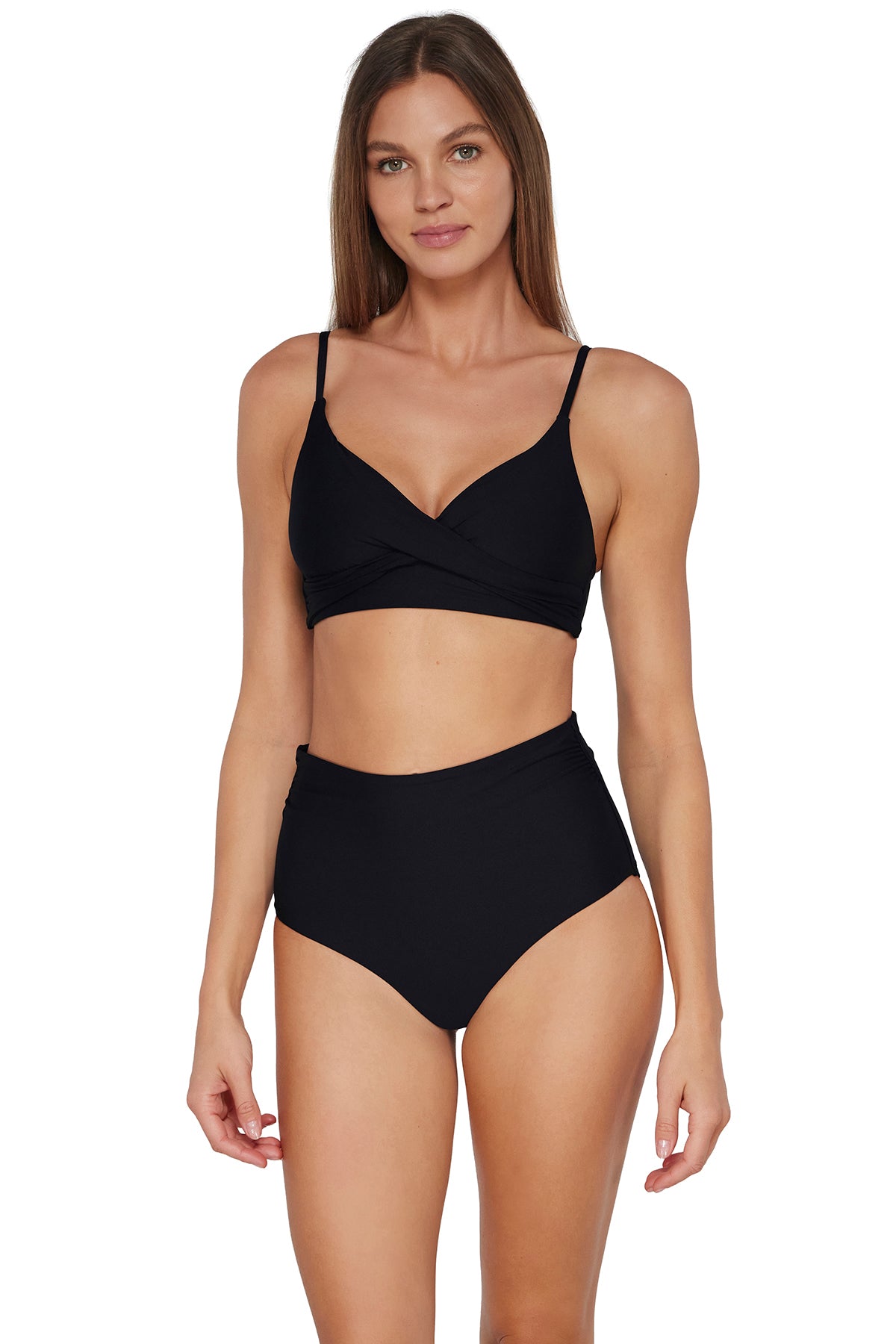 Sunsets Black Lyla Bralette Top