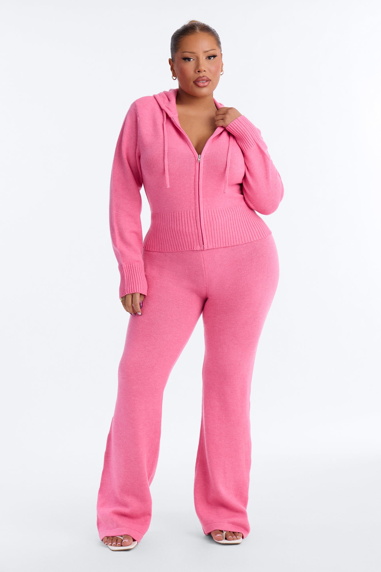 CozyCash Sweater Pant Set - Pink