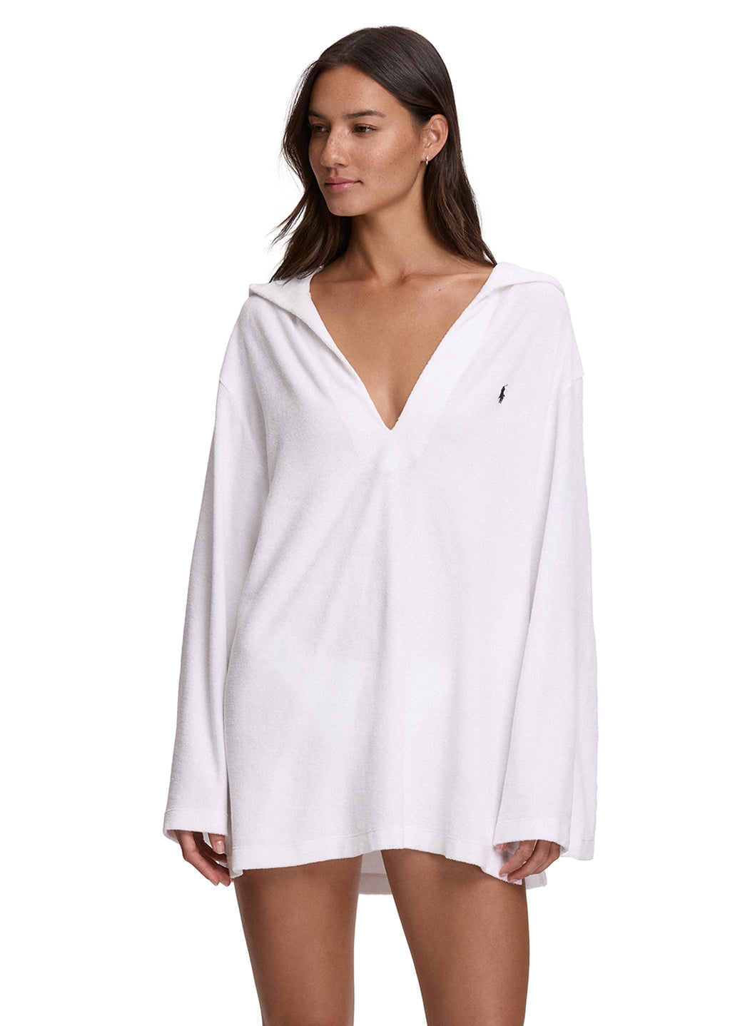 Polo Ralph Lauren Women's Terry Hooded Tunic Cover Up