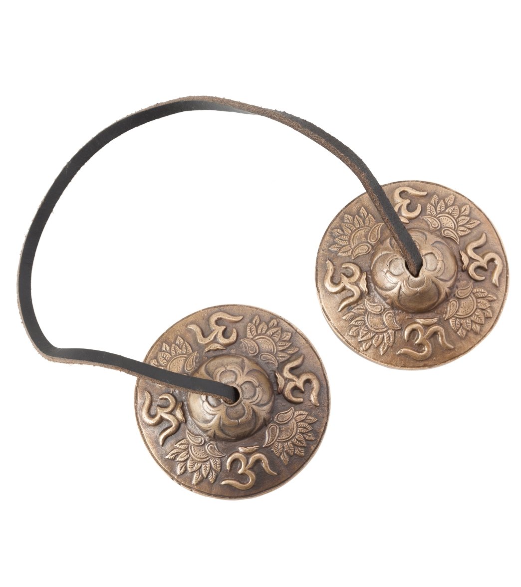 Sacred Space Med Unique Om Tibetan Gong Tingsha Cymbals