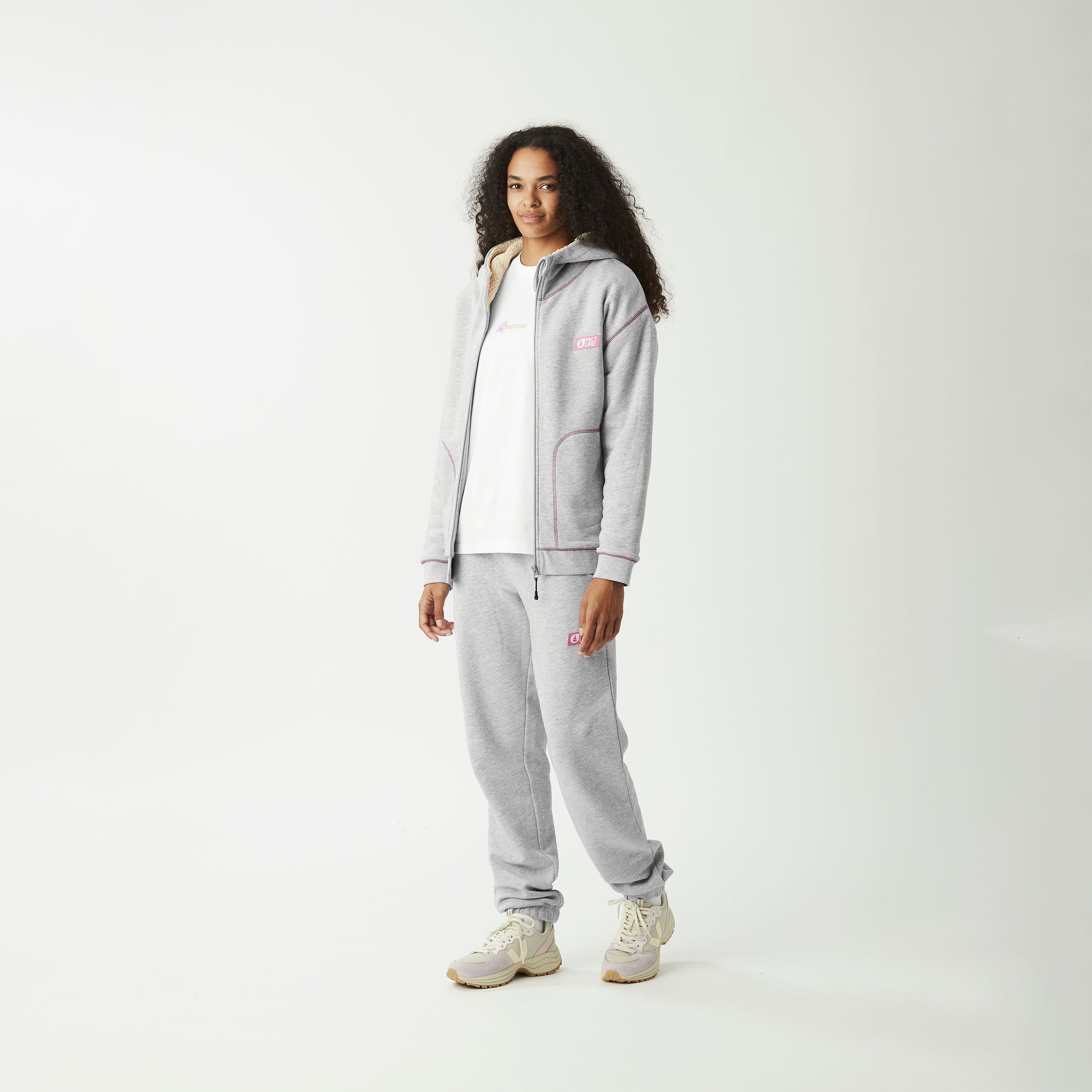 Sweat à capuche zippé femme BASEMENT PLUSH