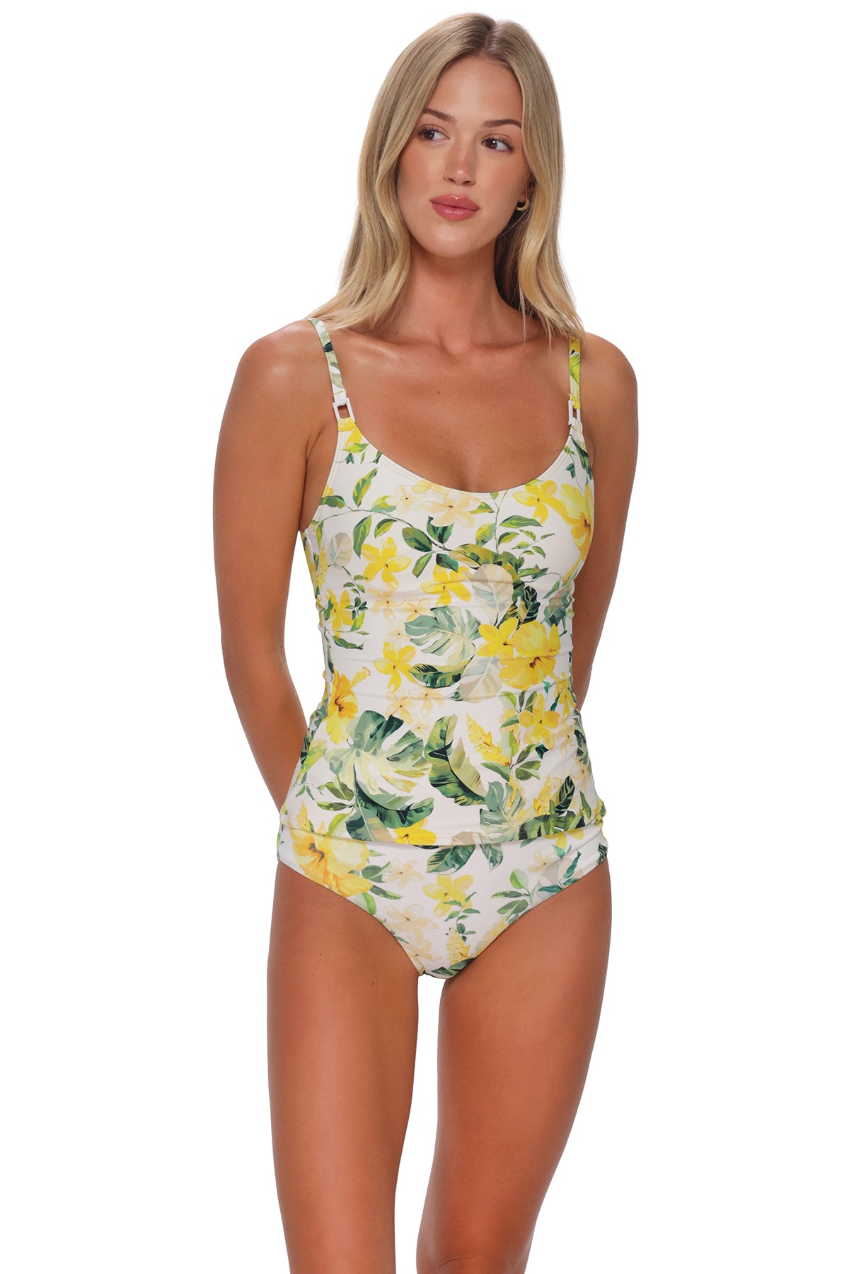 Sunsets Isla Soleil Crepe Anya Tankini Top