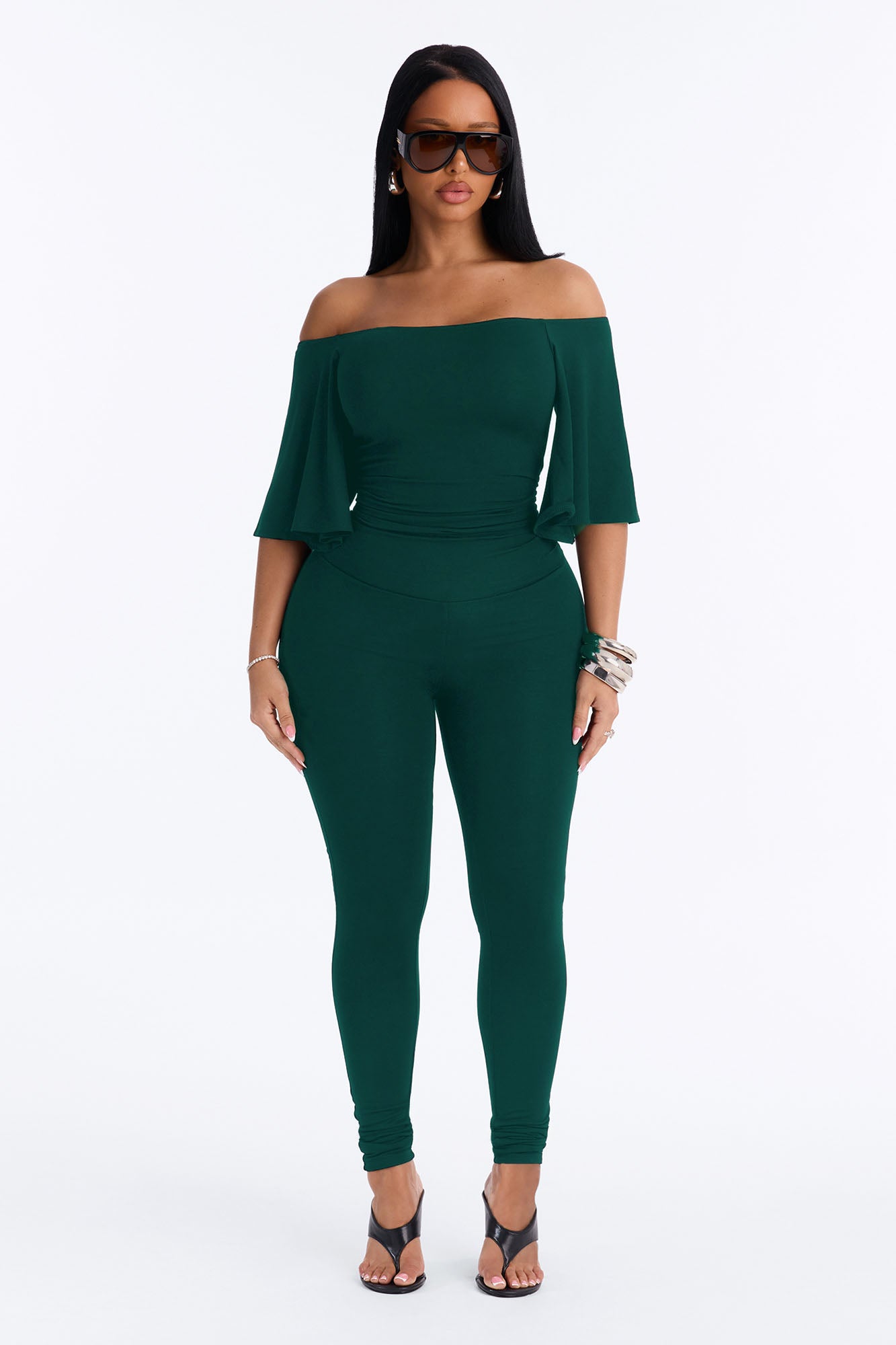 Effortless By Definition Jumpsuit - Hunter