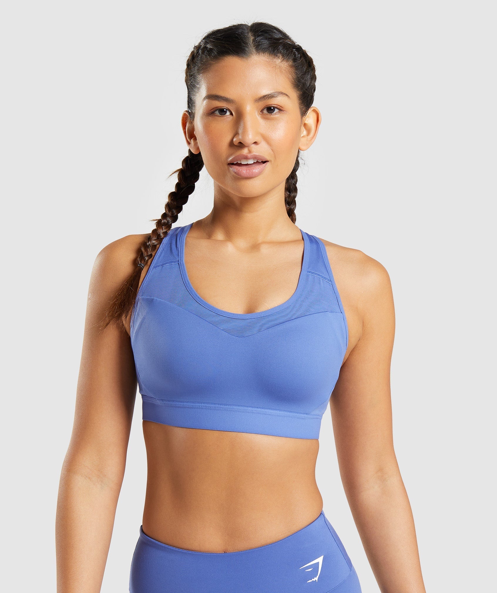 Gymshark Open Back Sports Bra - Blue