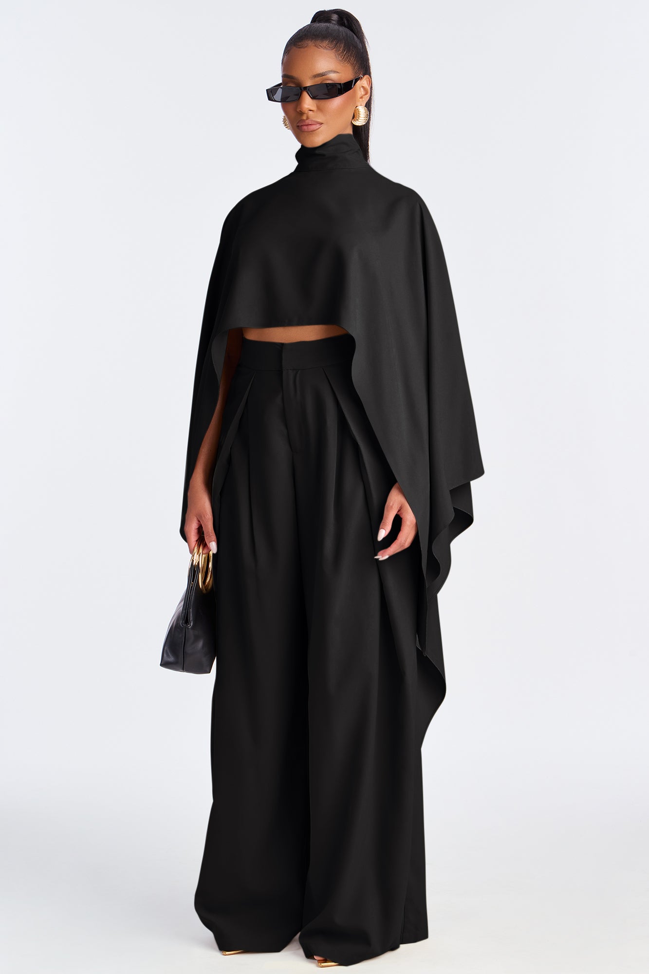 Refined Flow Pant Set - Black