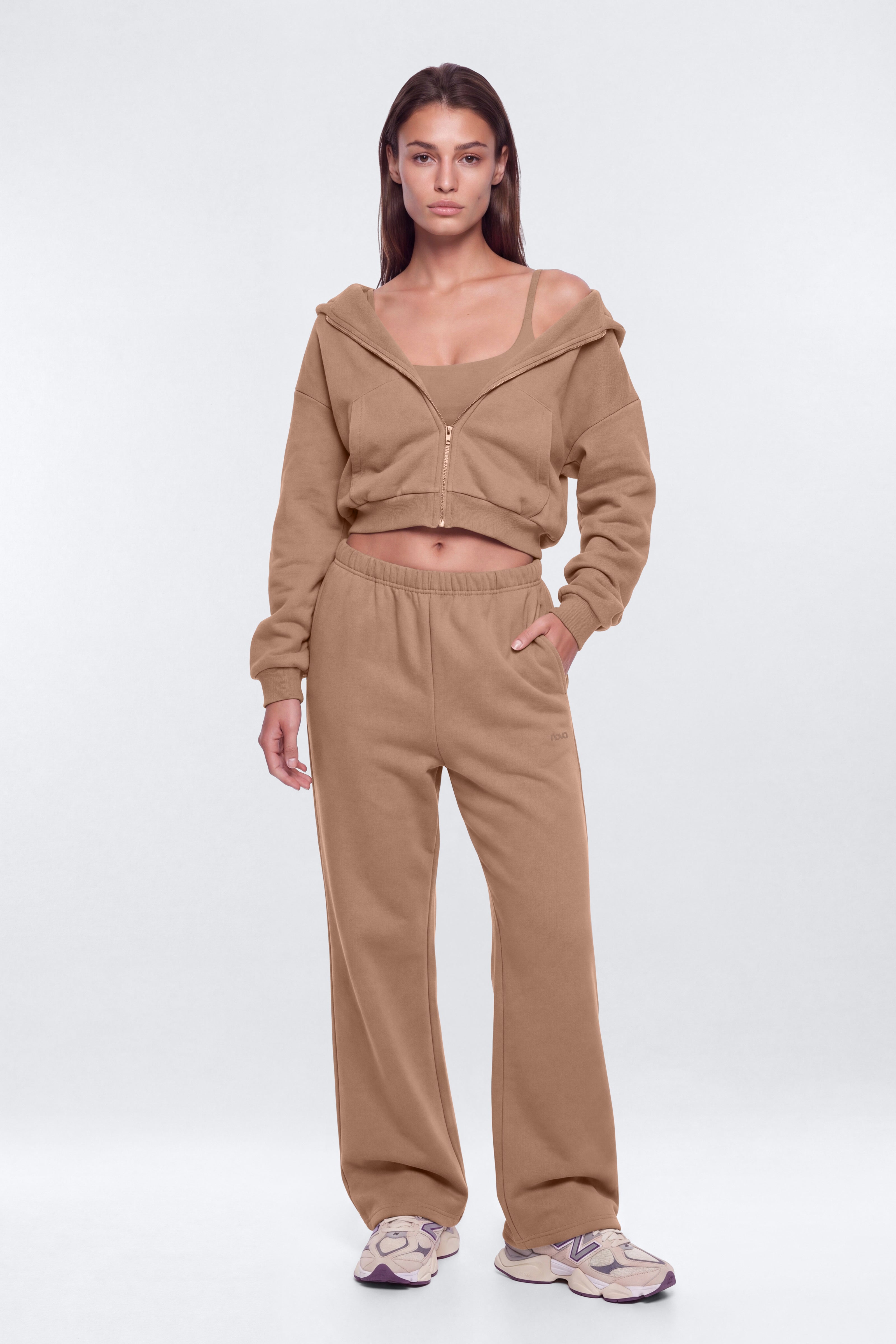 CoreFleece Essential Straight Leg Sweat Pant - Desert Dune