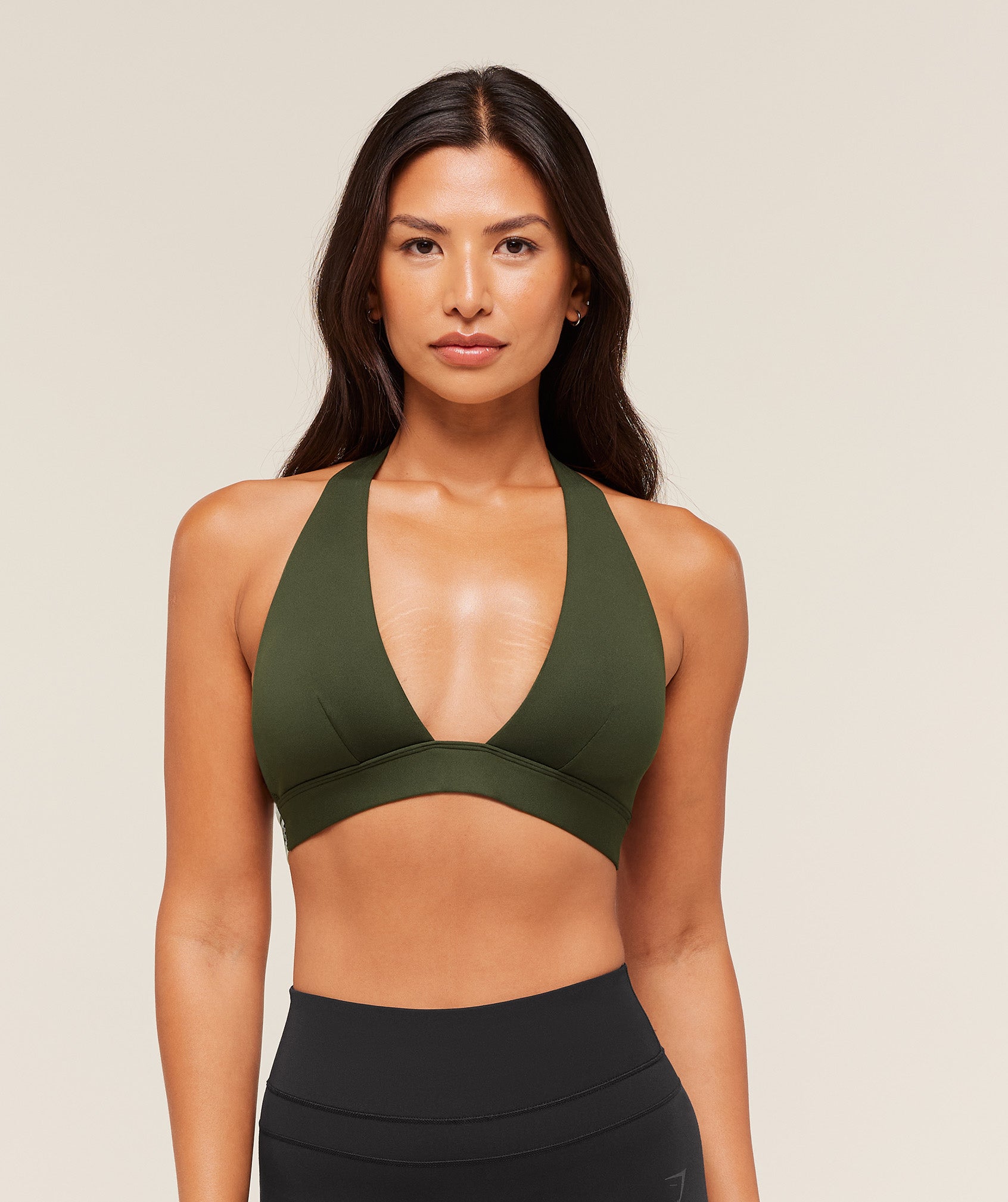 Gymshark Plunge Sports Bra - Green