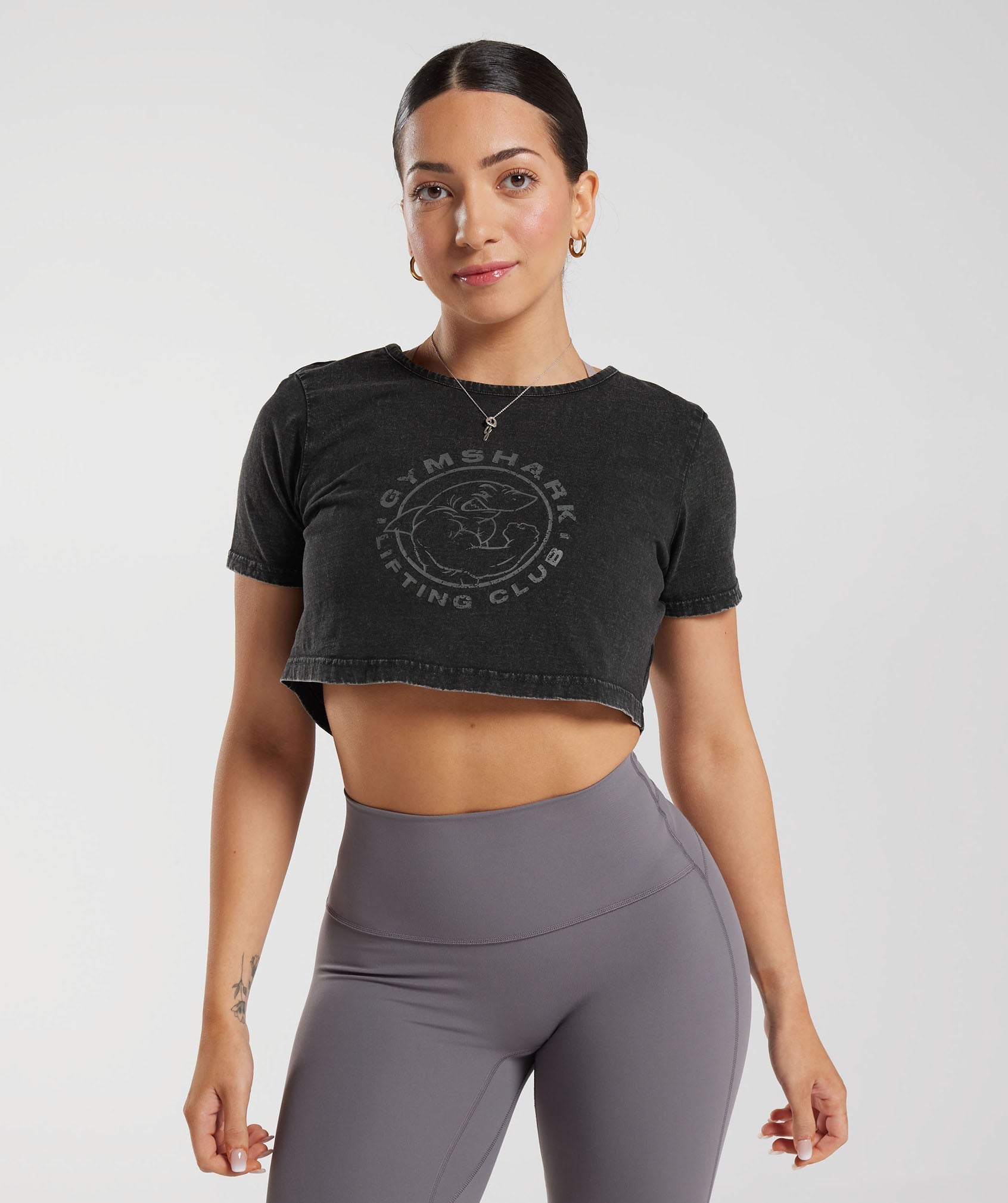 Gymshark Legacy Crop Top - Black