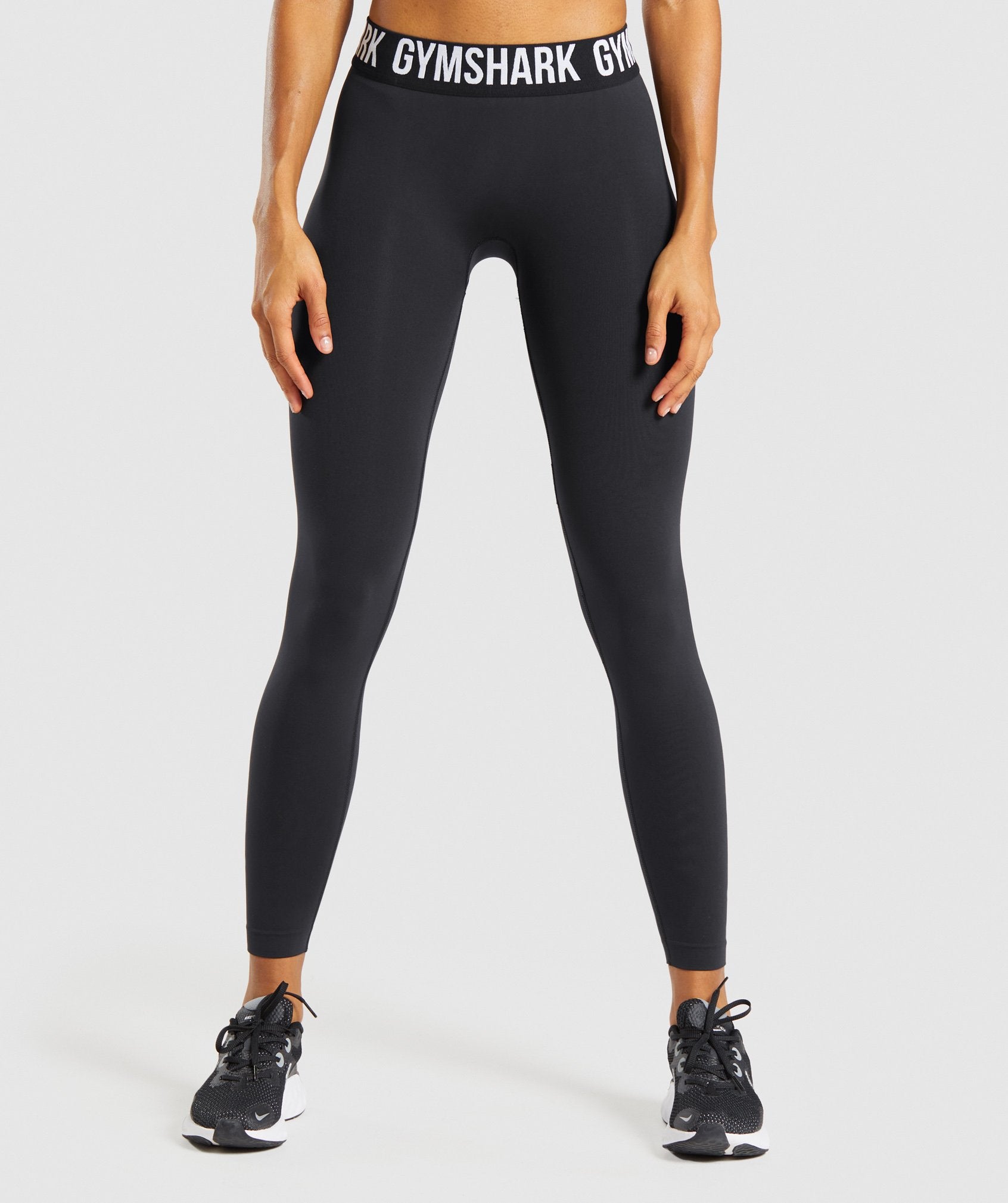 Gymshark Fit Seamless Leggings - Black/White