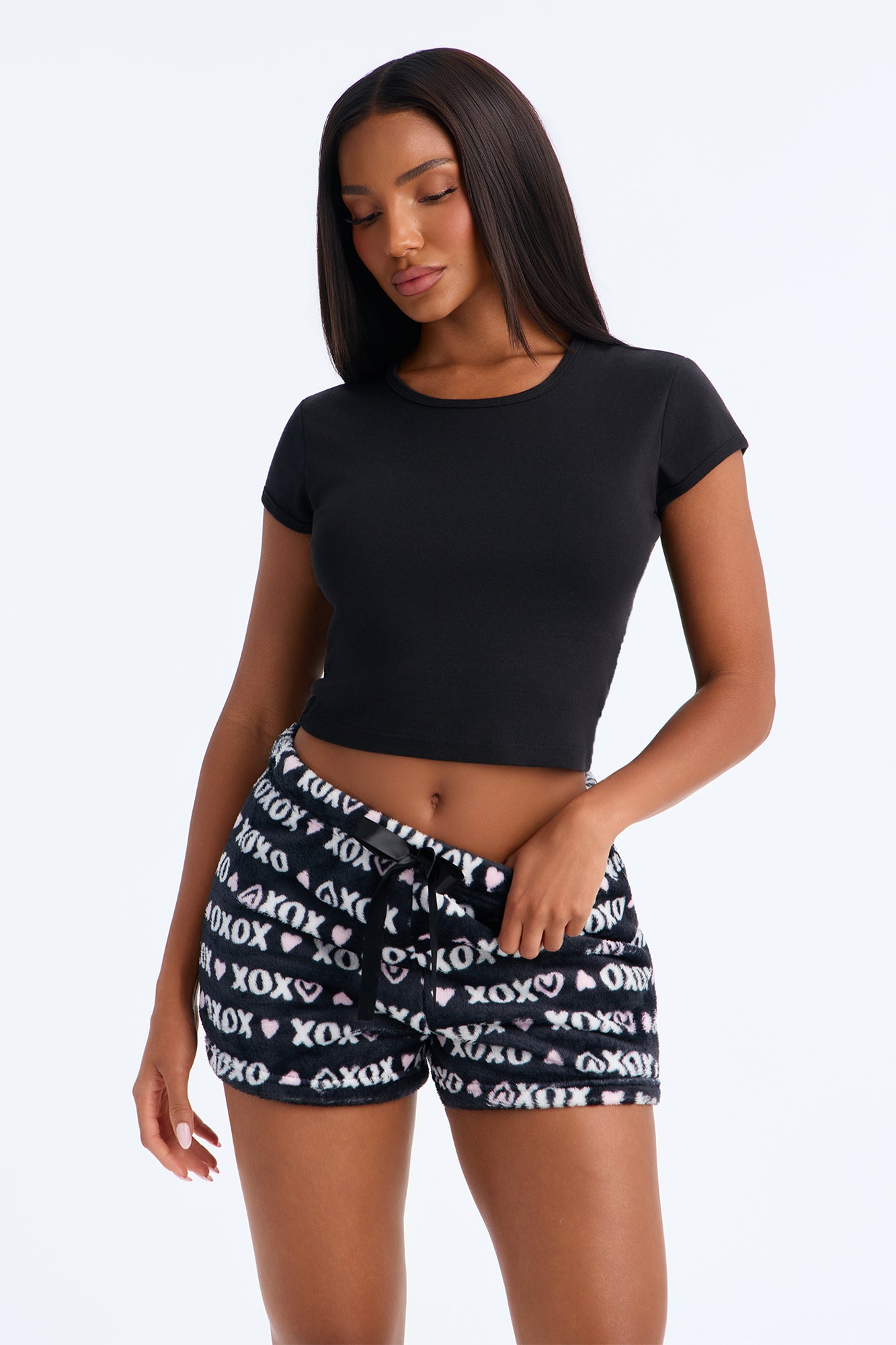 XOXO PJ Short - Black