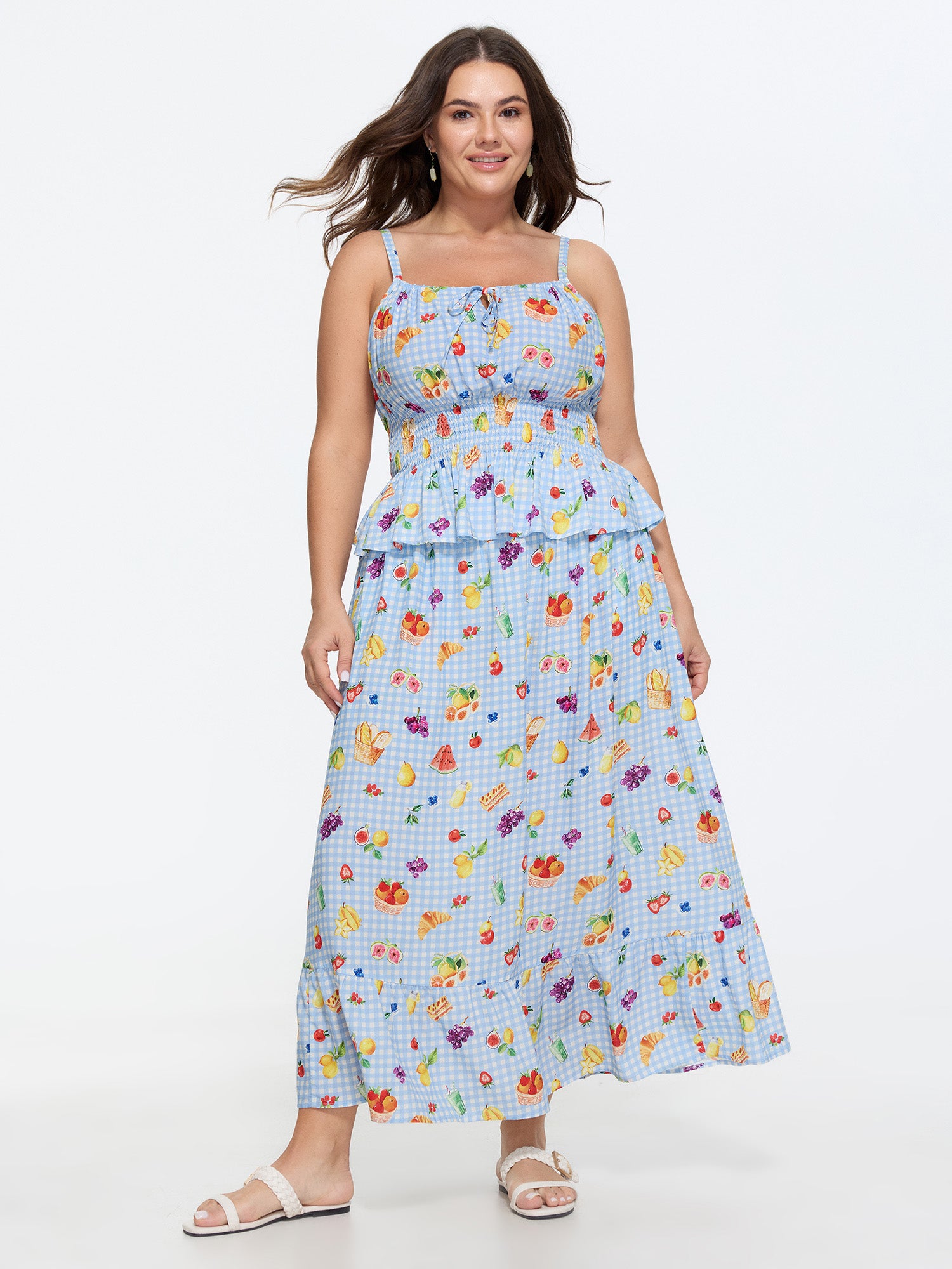 Supersoft Colorful Fruit Print Co-Ord Set