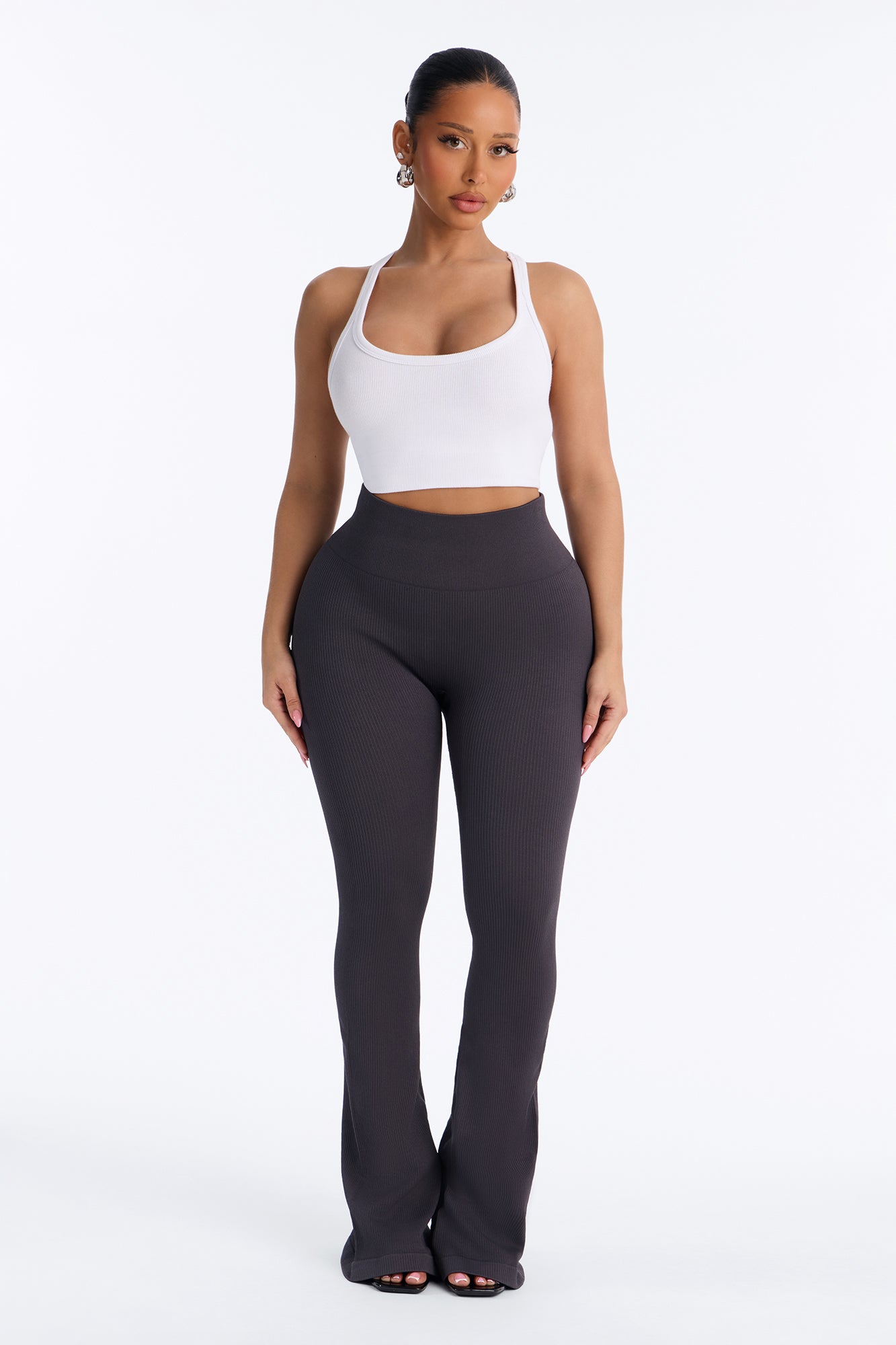 Beach Body Effortless Seamless Active Yoga Pant - Charcoal