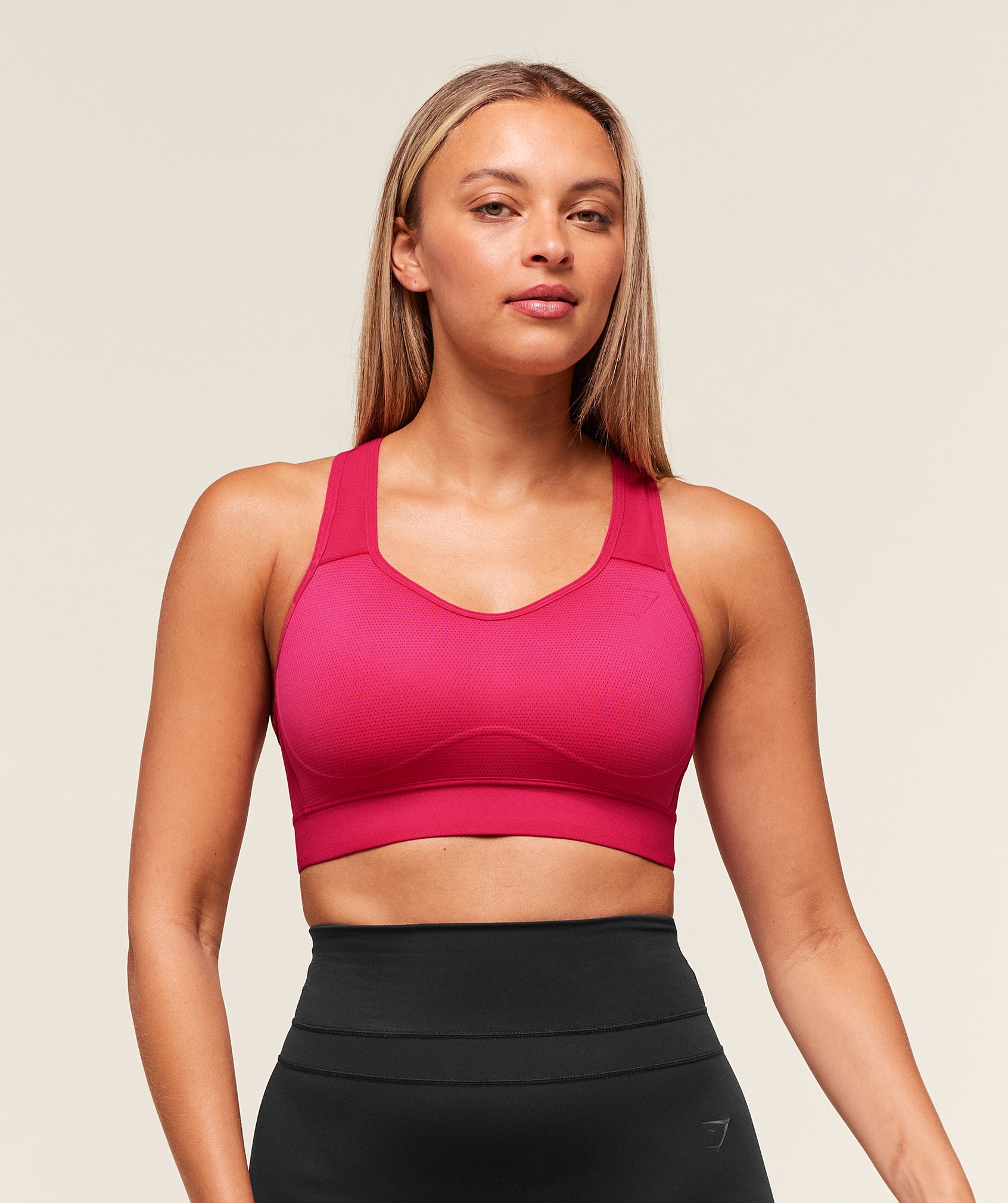 Gymshark Lightweight High Support Sports Bra - Build Pink