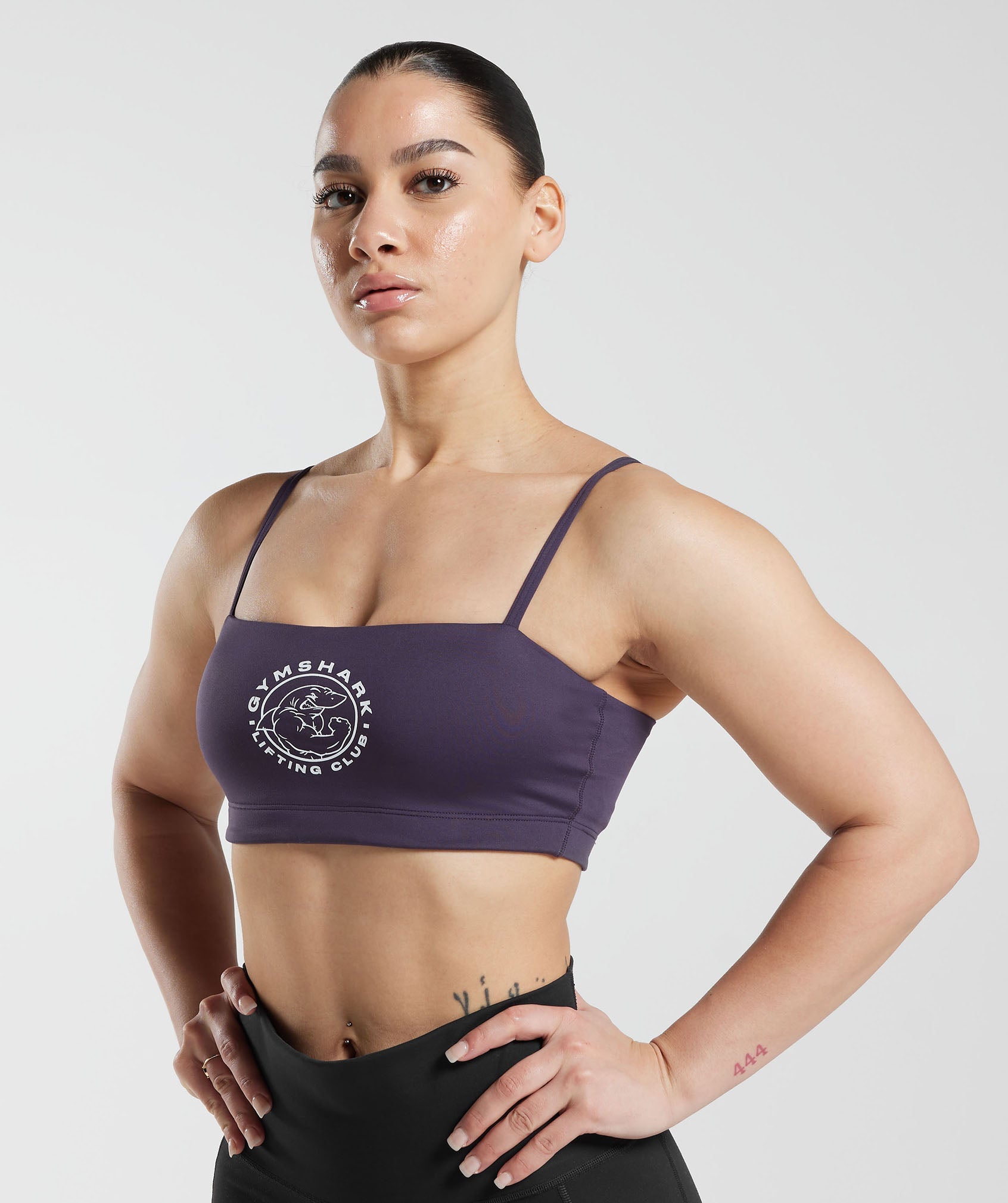 Gymshark Legacy Bandeau Bra - Purple