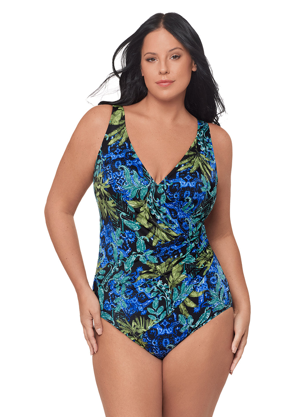 Miraclesuit Women's Plus Size Gasparilla Oceanus One Piece Swimsuit