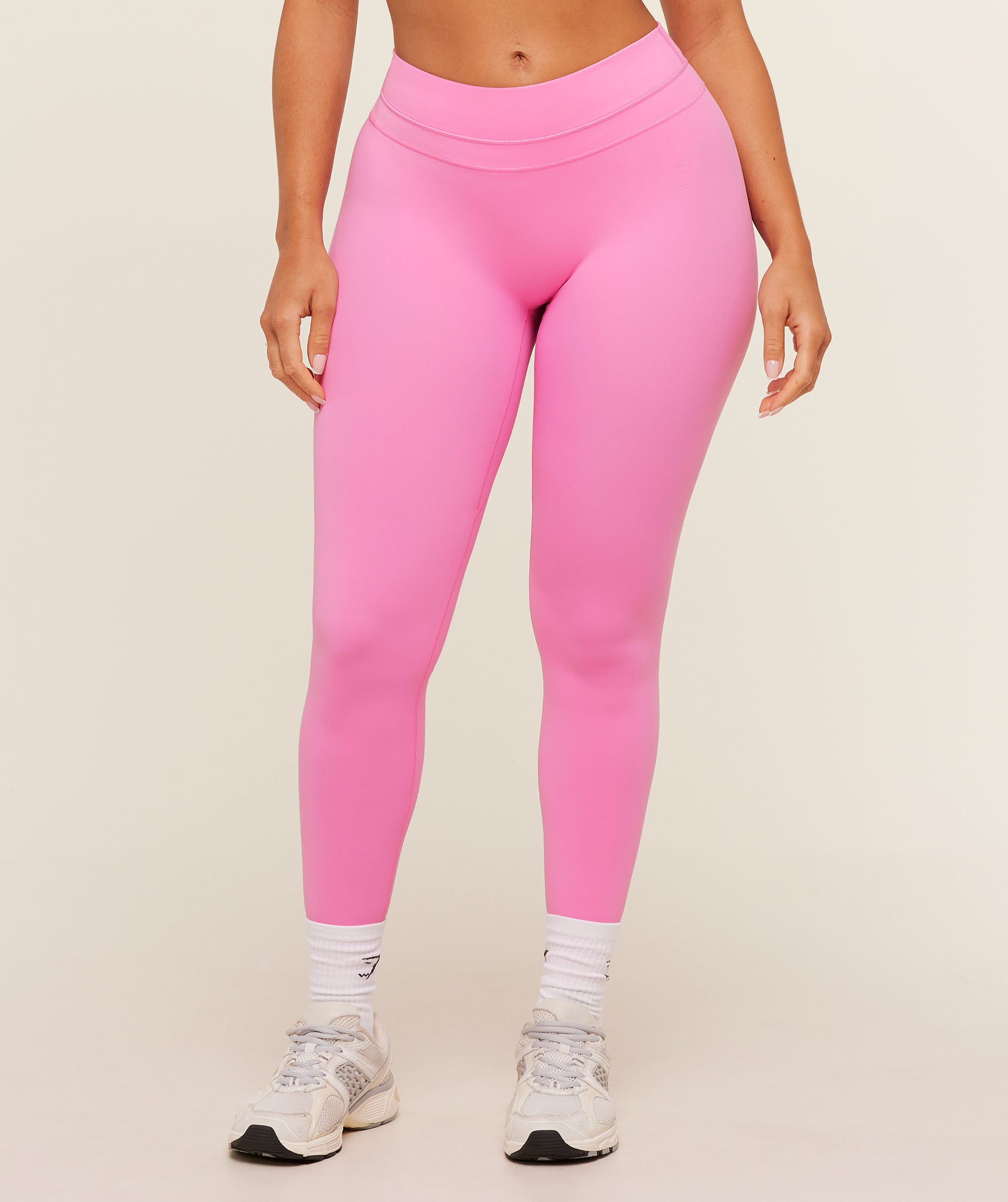 Gymshark Whitney Mid-High Rise Leggings - Focus Pink