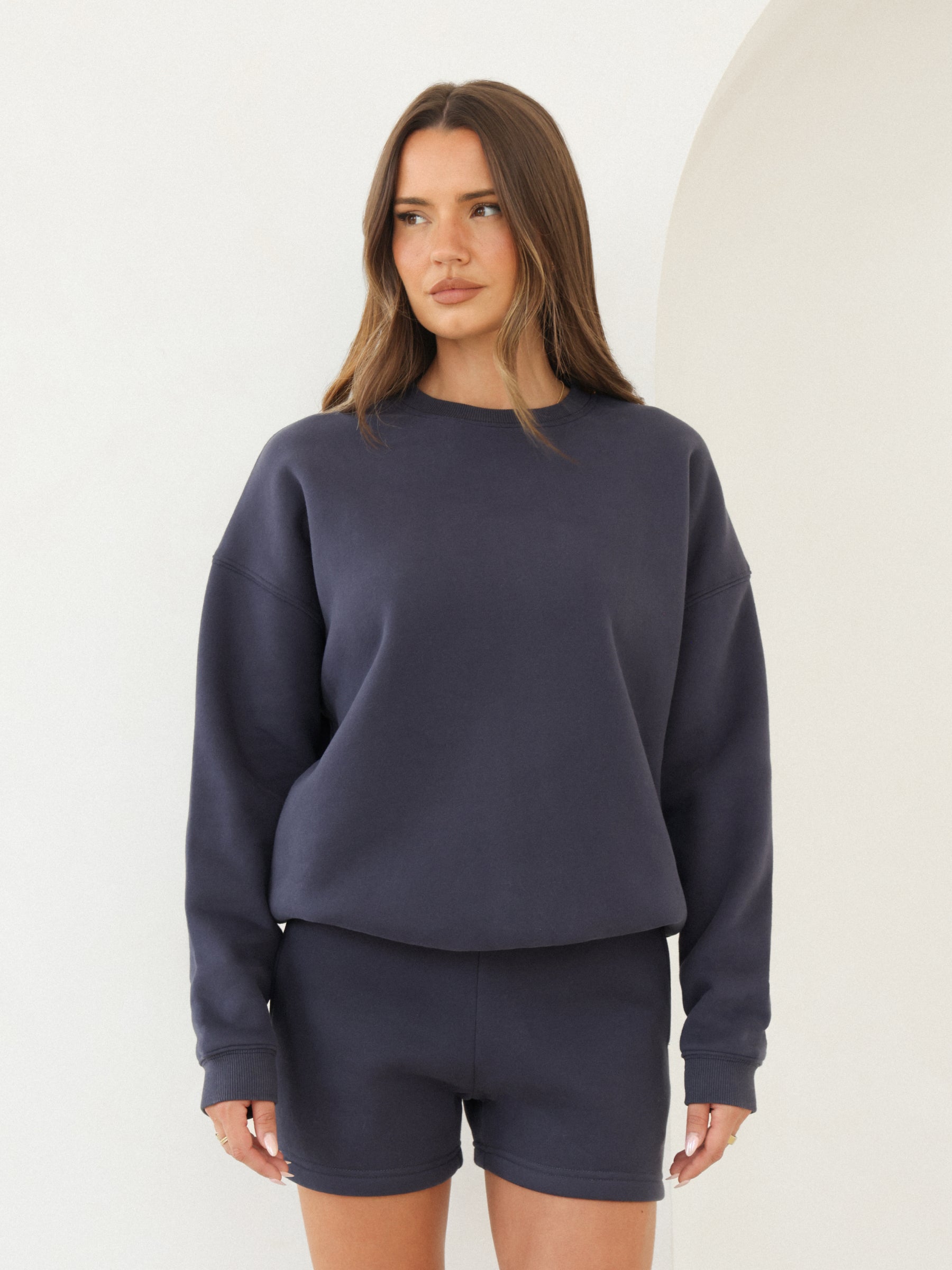 Blakely Basic Oversized Jumper - True Navy
