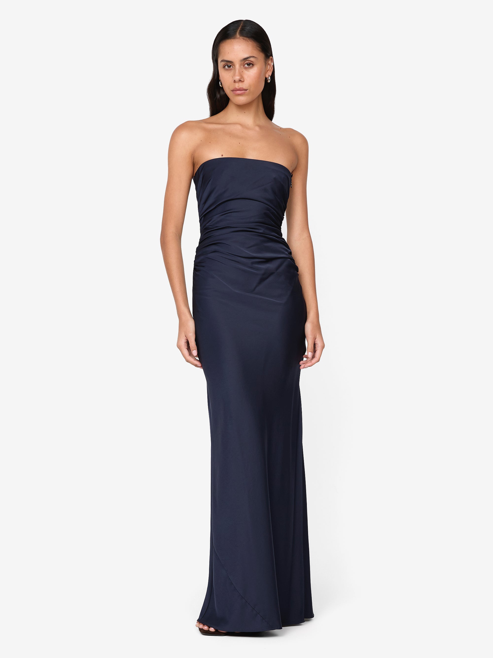 ETERNITY STRAPLESS MAXI DRESS - INK