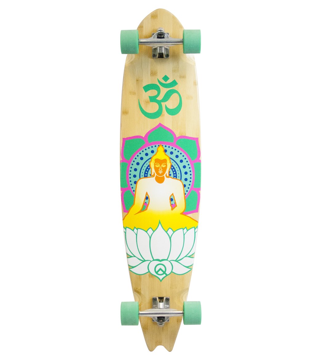 Quest Boards Artisan Bamboo 42" Yoga Longboard Skateboard