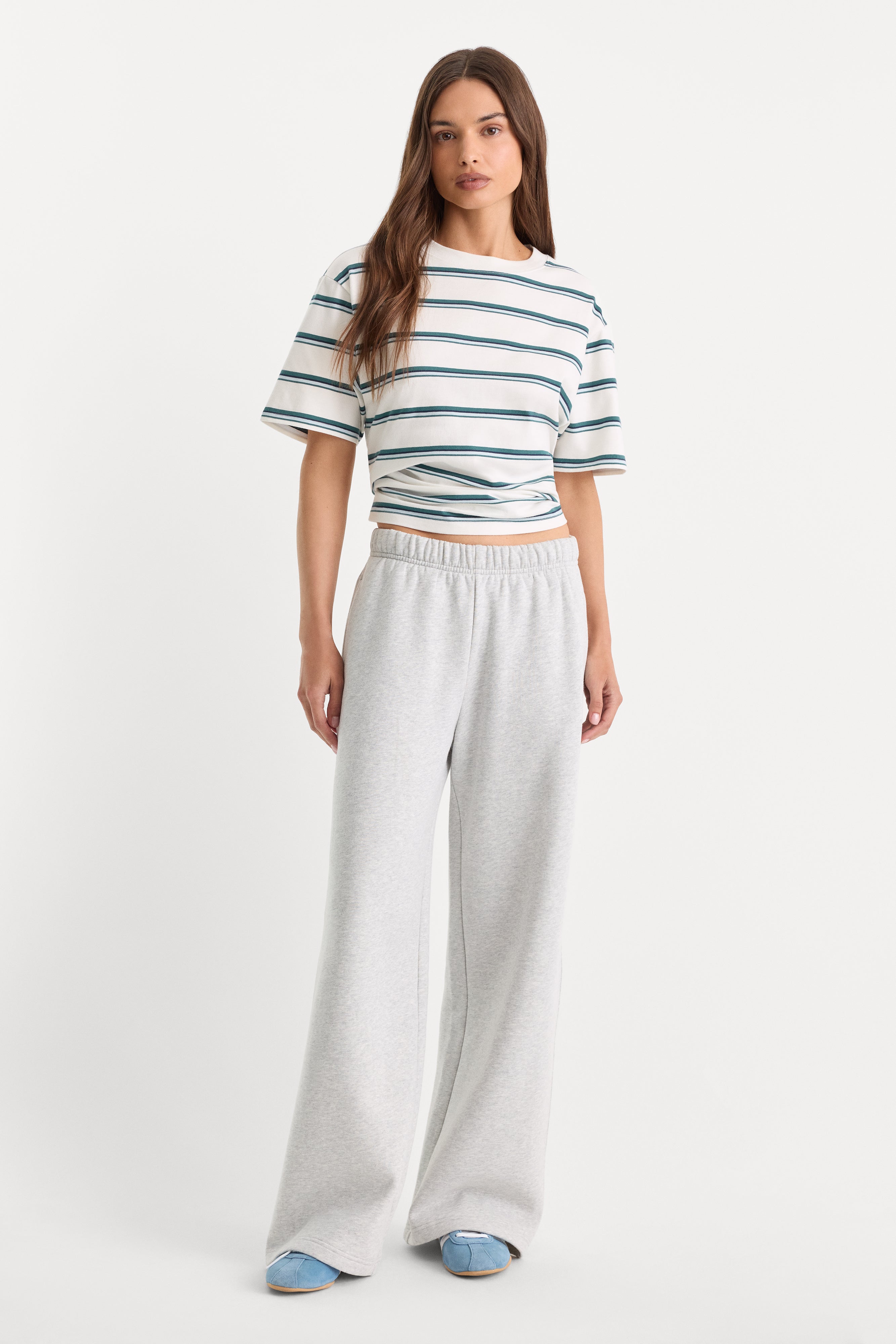 THE FLEECE SWEATPANT | HEATHER GREY