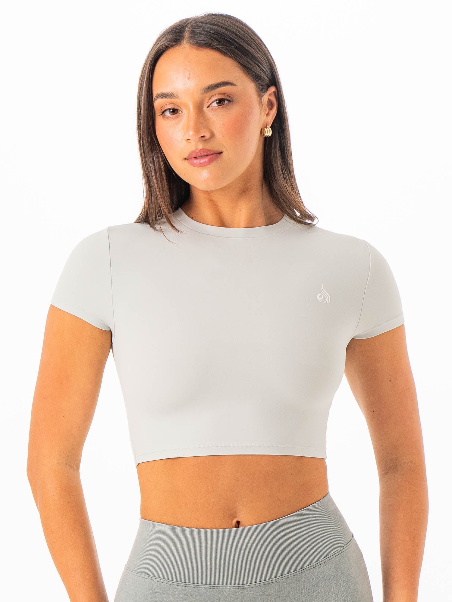NKD Cropped Tee - Sage