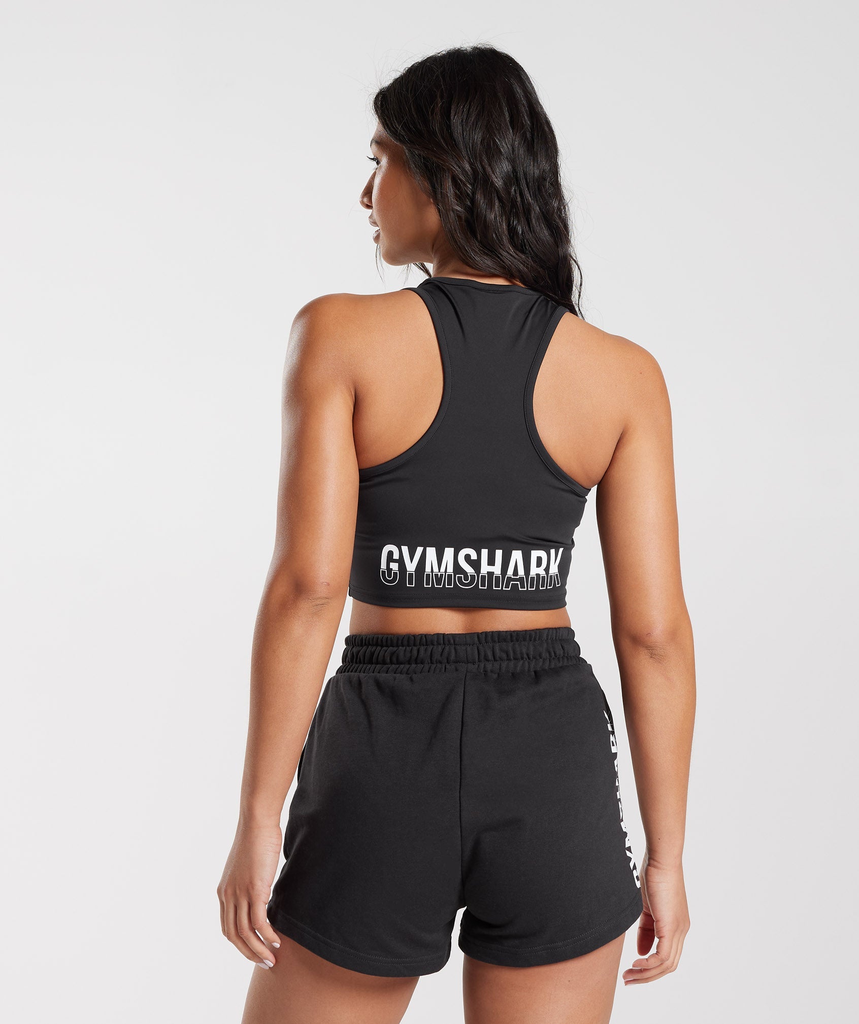 Gymshark Fraction Crop Tank - Black