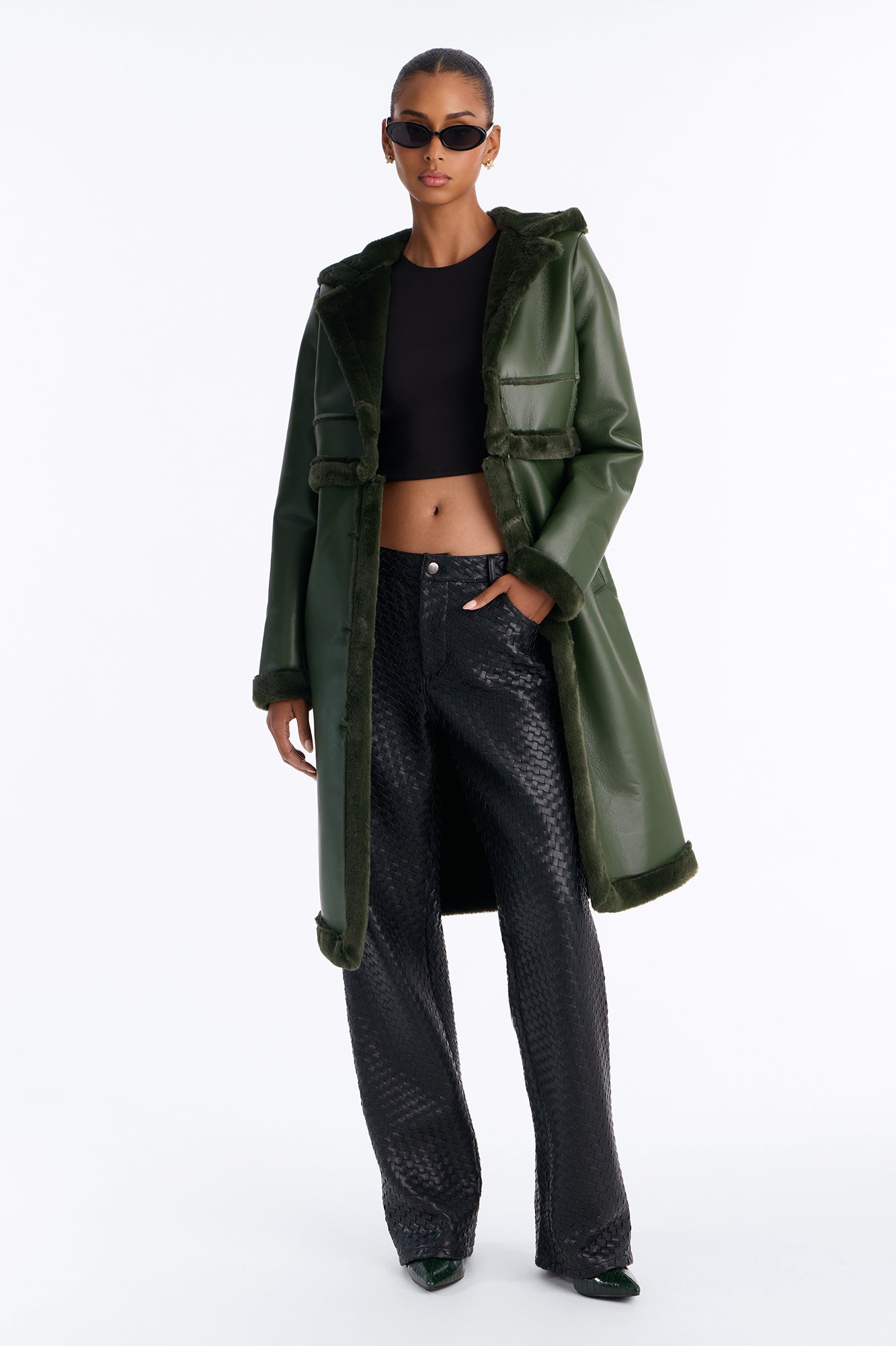 Better Than Your Next Convertible Trench Coat - Military Green