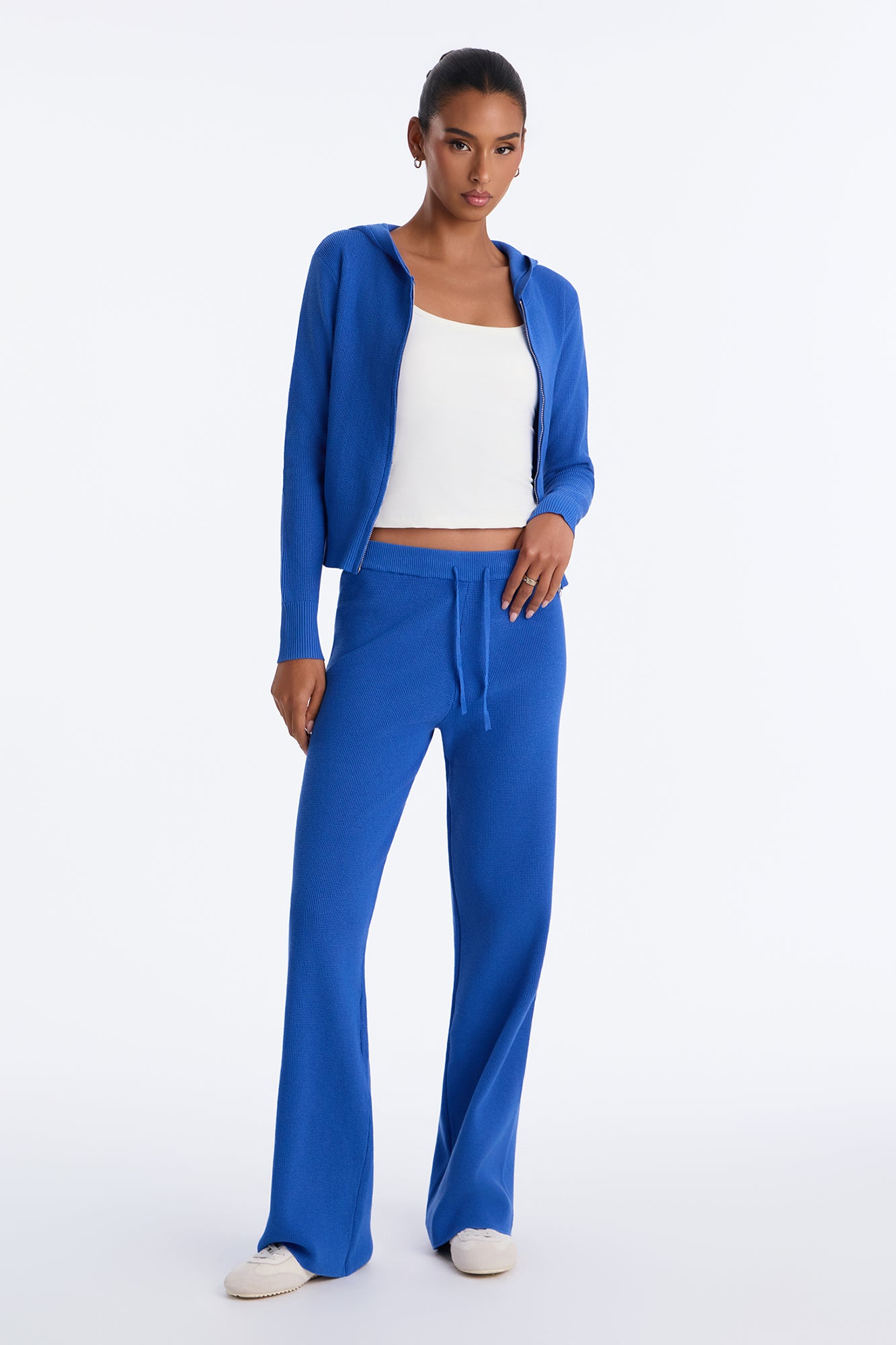 Mellie Thermal Pant Set - Blue